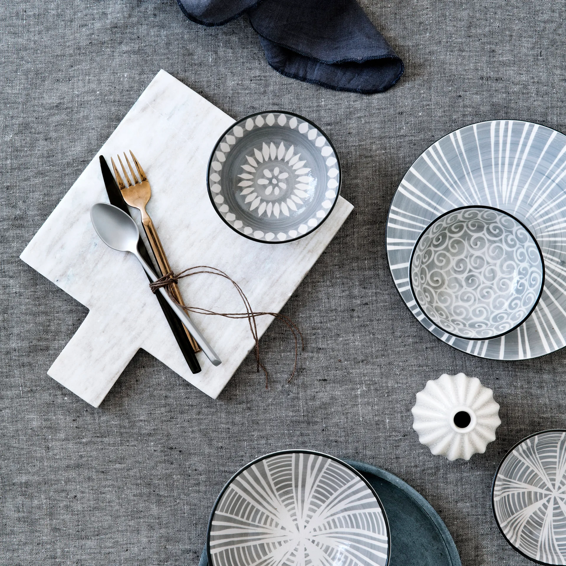 Talheres Sletten, 16 un., aço inoxidável mate Broste Copenhagen