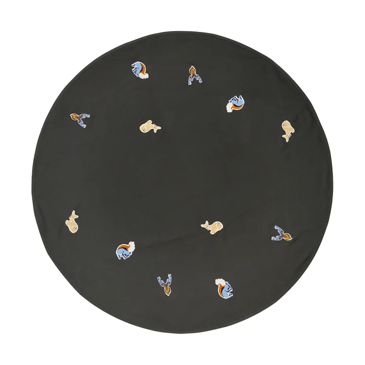 Tapete de Natal Deer - Forest Green - Broste Copenhagen