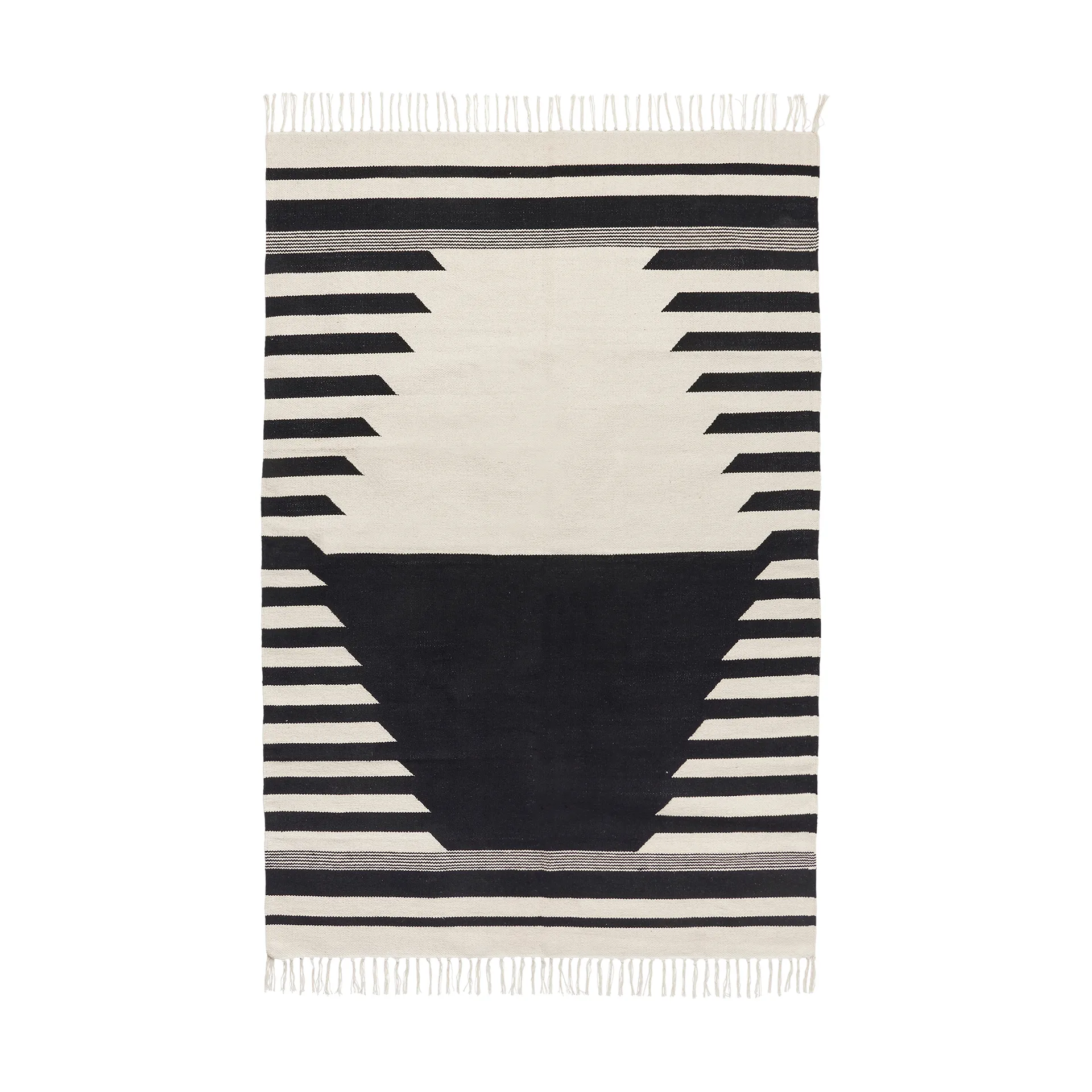 Tapete Iselin 140x200 cm, Black-off white Broste Copenhagen