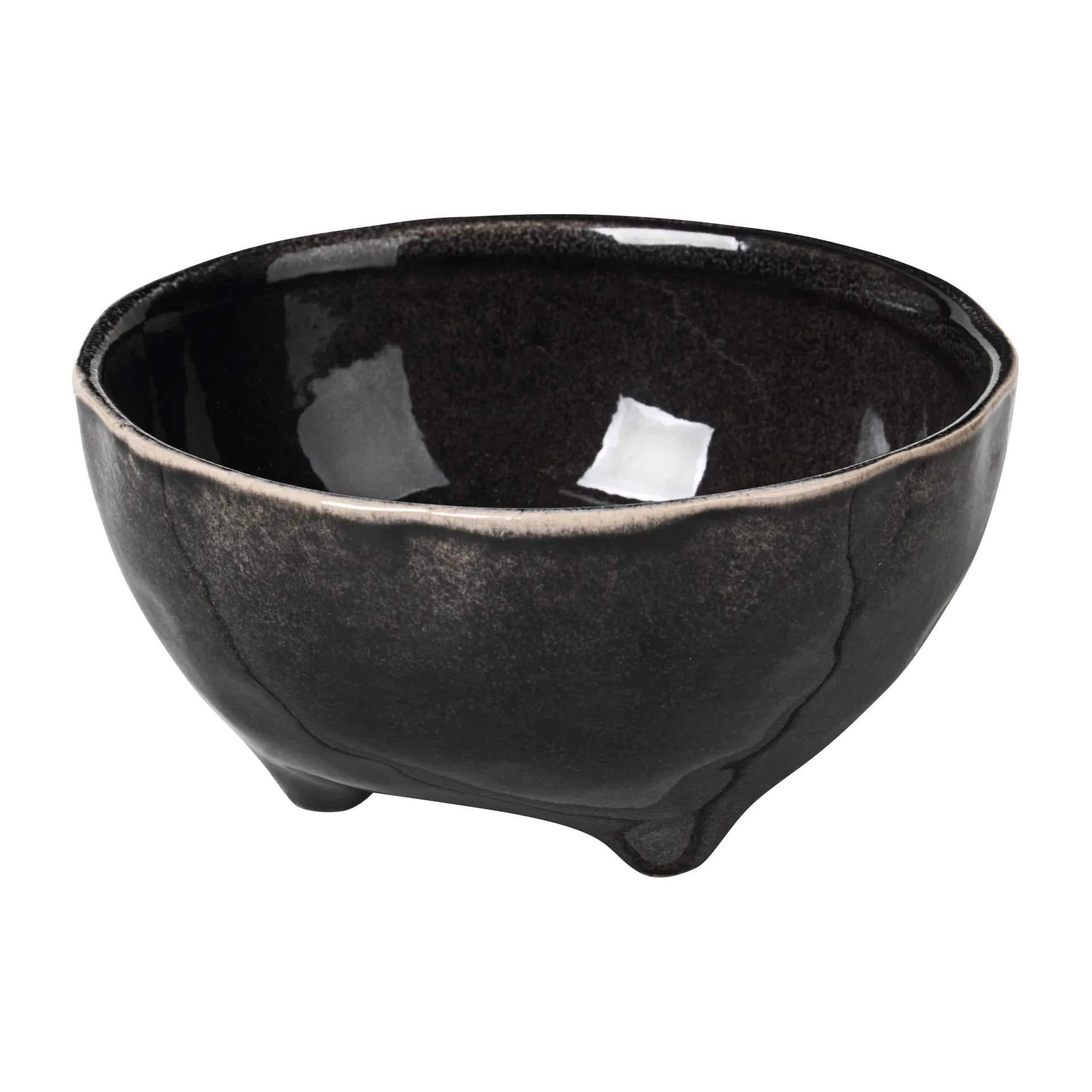 Tigela com pés Nordic Coal, Ø11 cm Broste Copenhagen