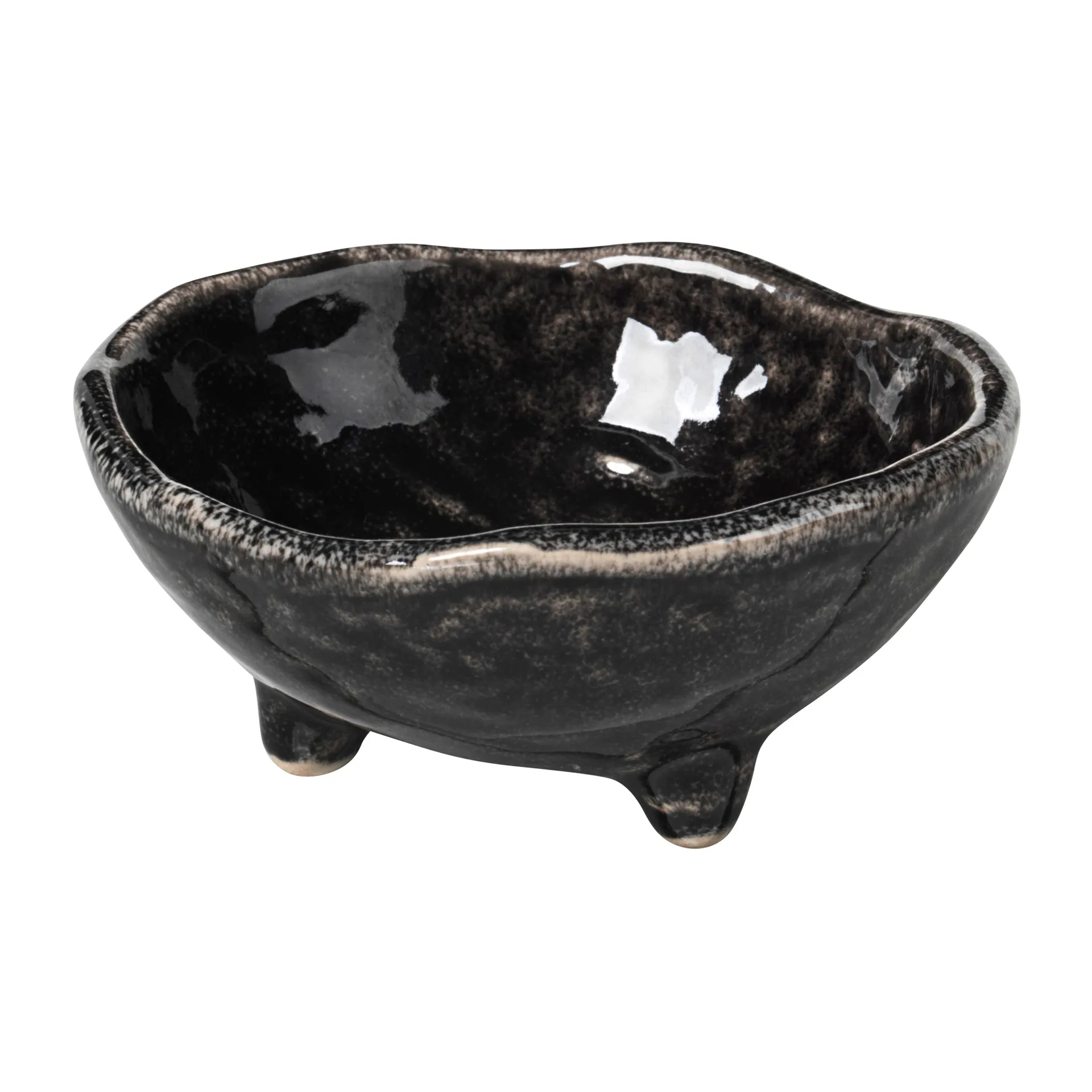 Tigela com pés Nordic Coal, Ø8,5 cm Broste Copenhagen