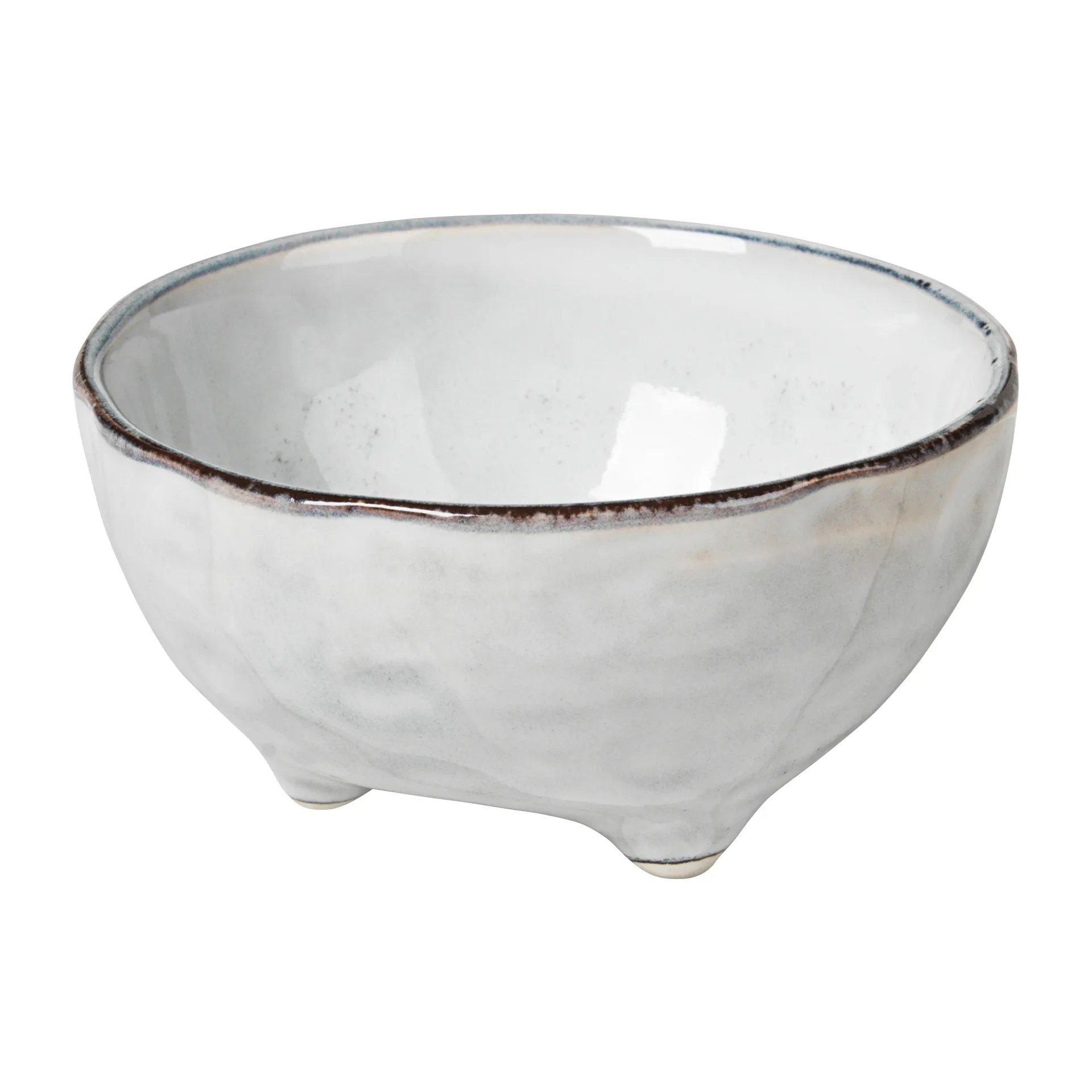 Tigela com pés Nordic Sand, Ø11 cm Broste Copenhagen