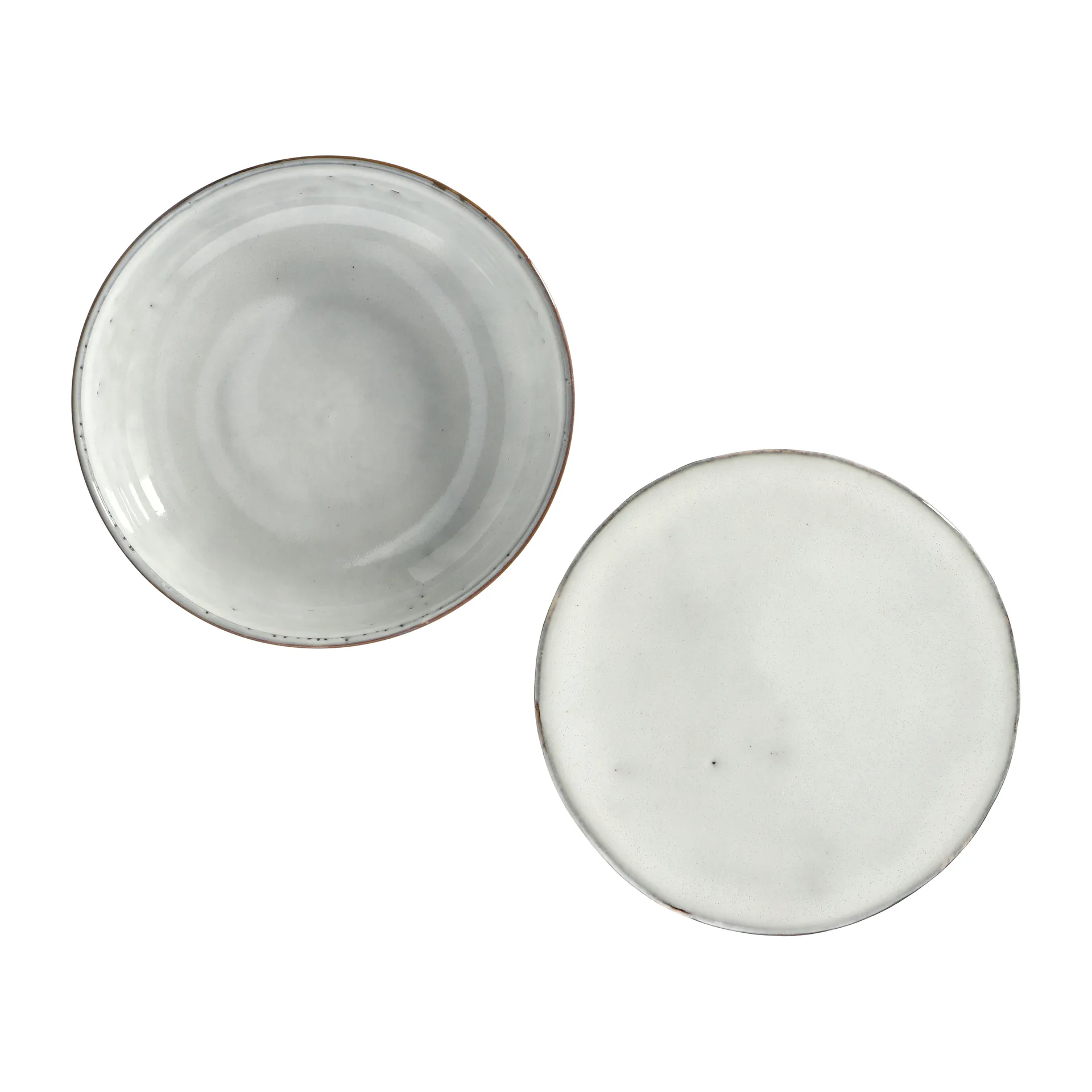 Tigela com tampa Nordic Sand, Ø17 cm Broste Copenhagen