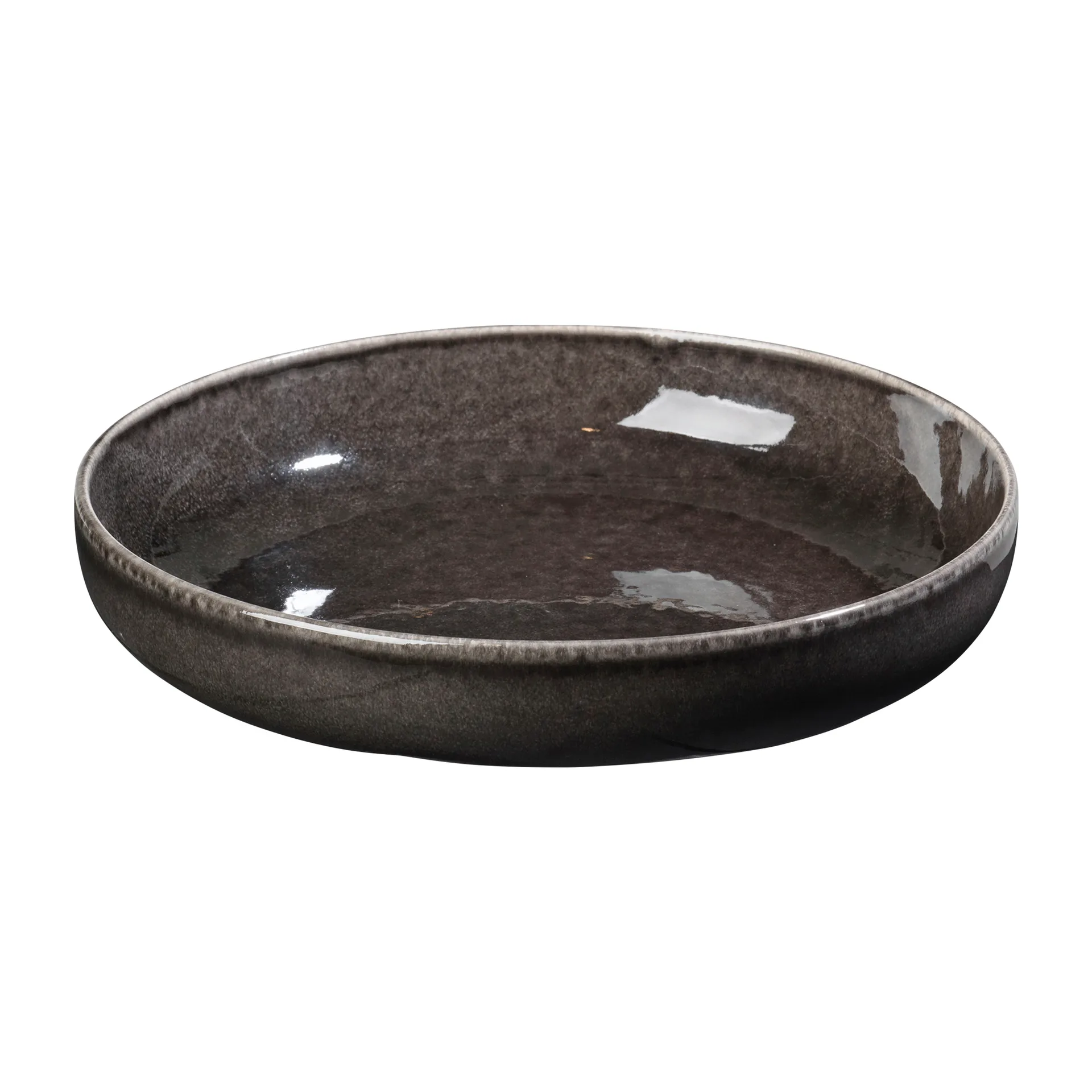 Tigela/prato fundo Nordic Coal, Ø22,5 cm Broste Copenhagen