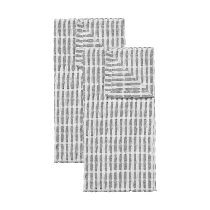 Toalha de cozinha Folke 50x70 cm 2 un. - Black-natural - Broste Copenhagen