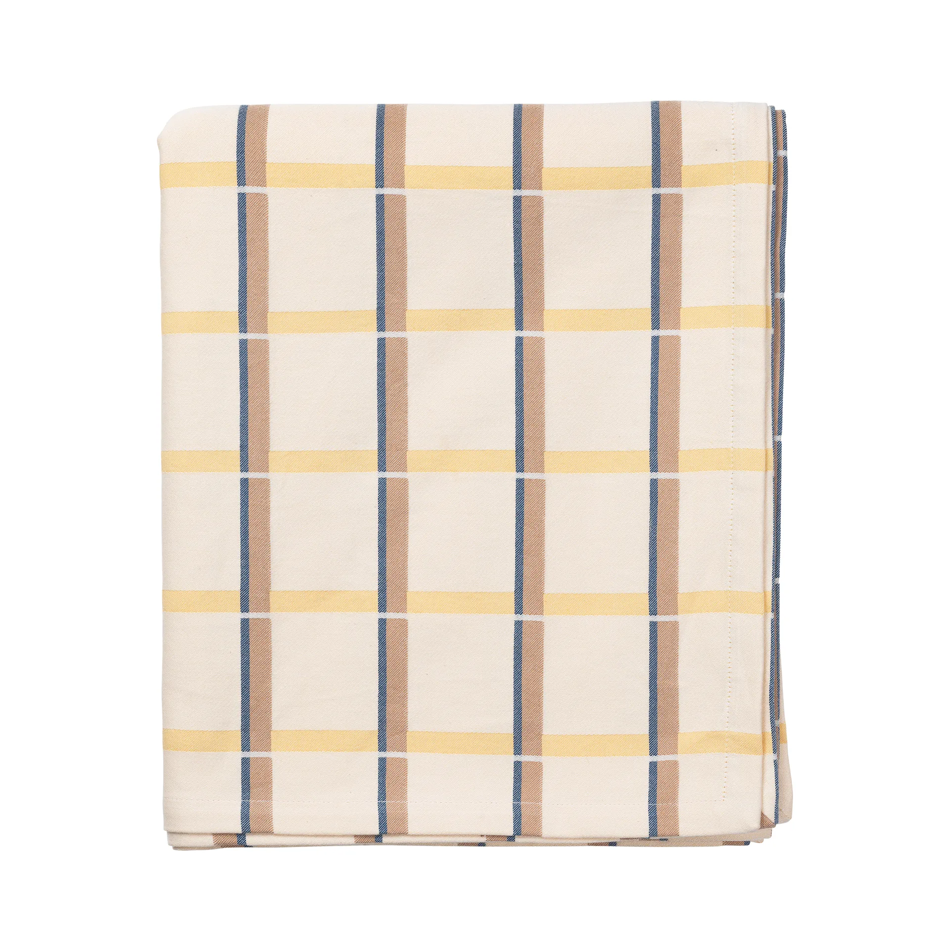 Toalha de mesa Zappa 160x200 cm, pale banana yellow-blue Broste Copenhagen