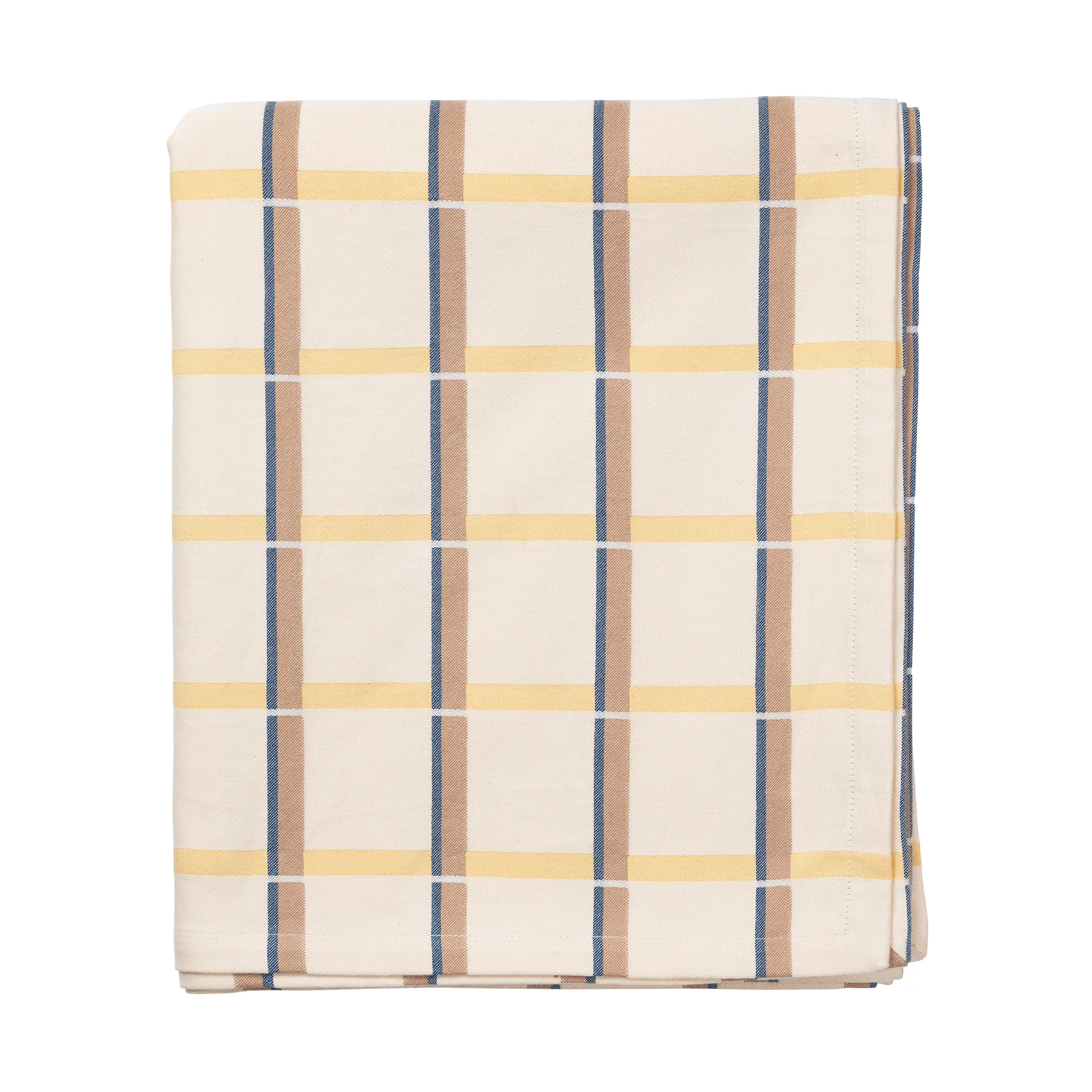 Toalha de mesa Zappa 160x300 cm, pale banana yellow-blue Broste Copenhagen