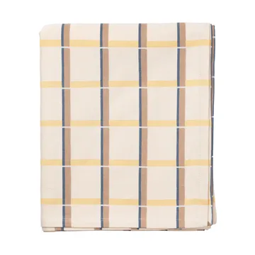 Toalha de mesa Zappa 160x300 cm - pale banana yellow-blue - Broste Copenhagen
