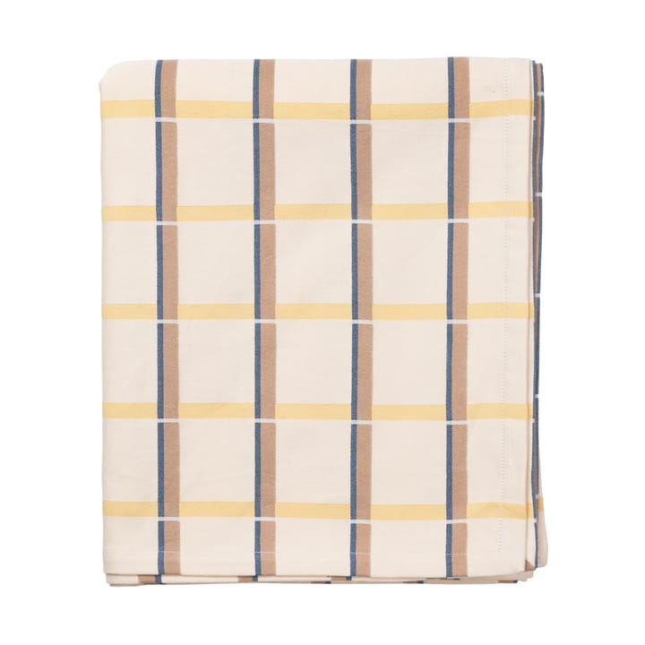 Toalha de mesa Zappa 160x300 cm, pale banana yellow-blue Broste Copenhagen