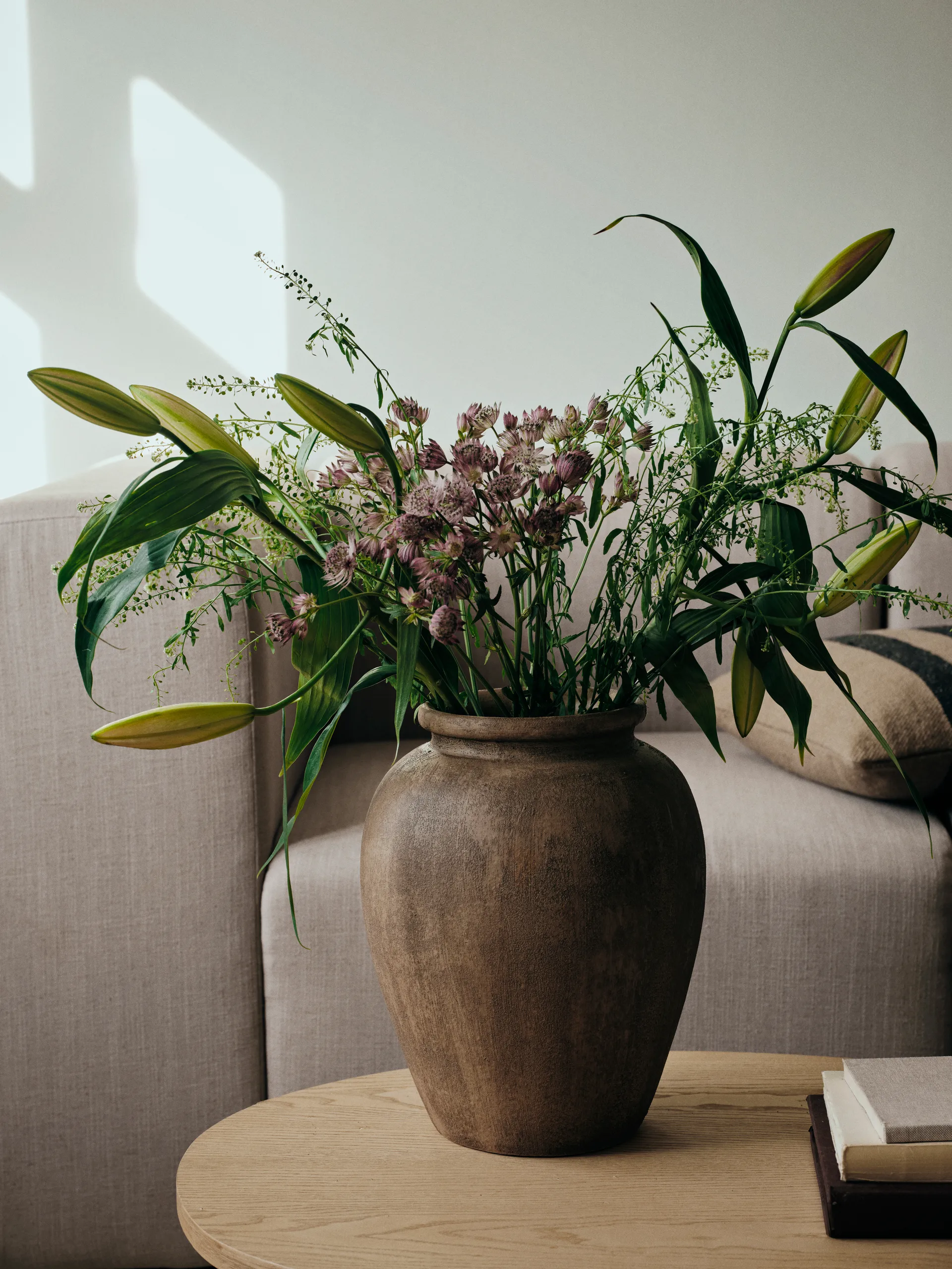 Uma vaso, Rústico castanho claro, 30 cm Broste Copenhagen