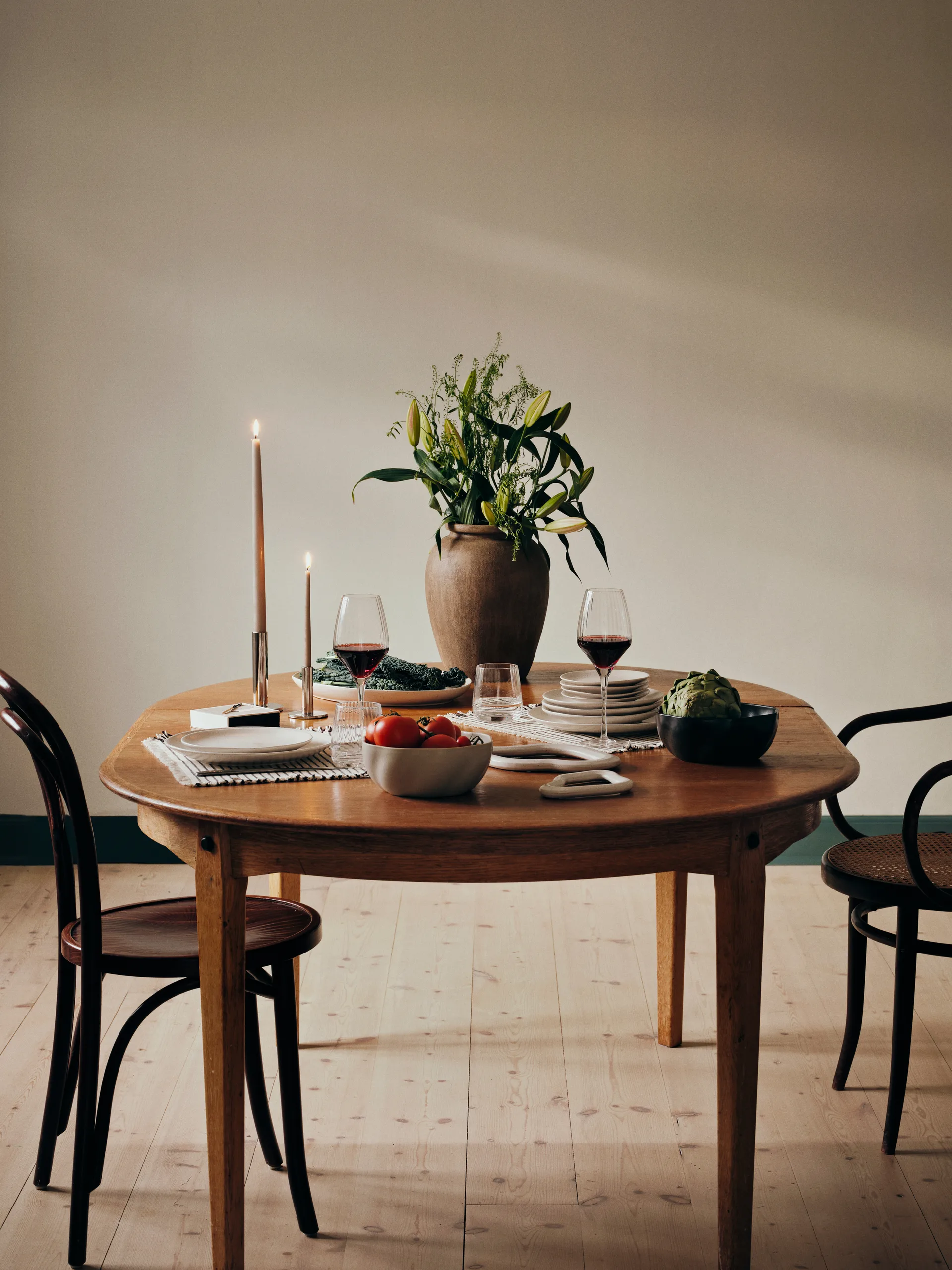 Uma vaso, Rústico castanho claro, 40 cm Broste Copenhagen