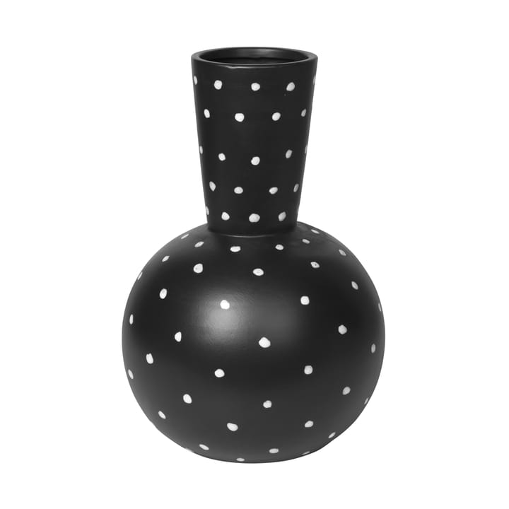 Vaso de cerâmica Bella 35 cm - turkish coffee black - Broste Copenhagen