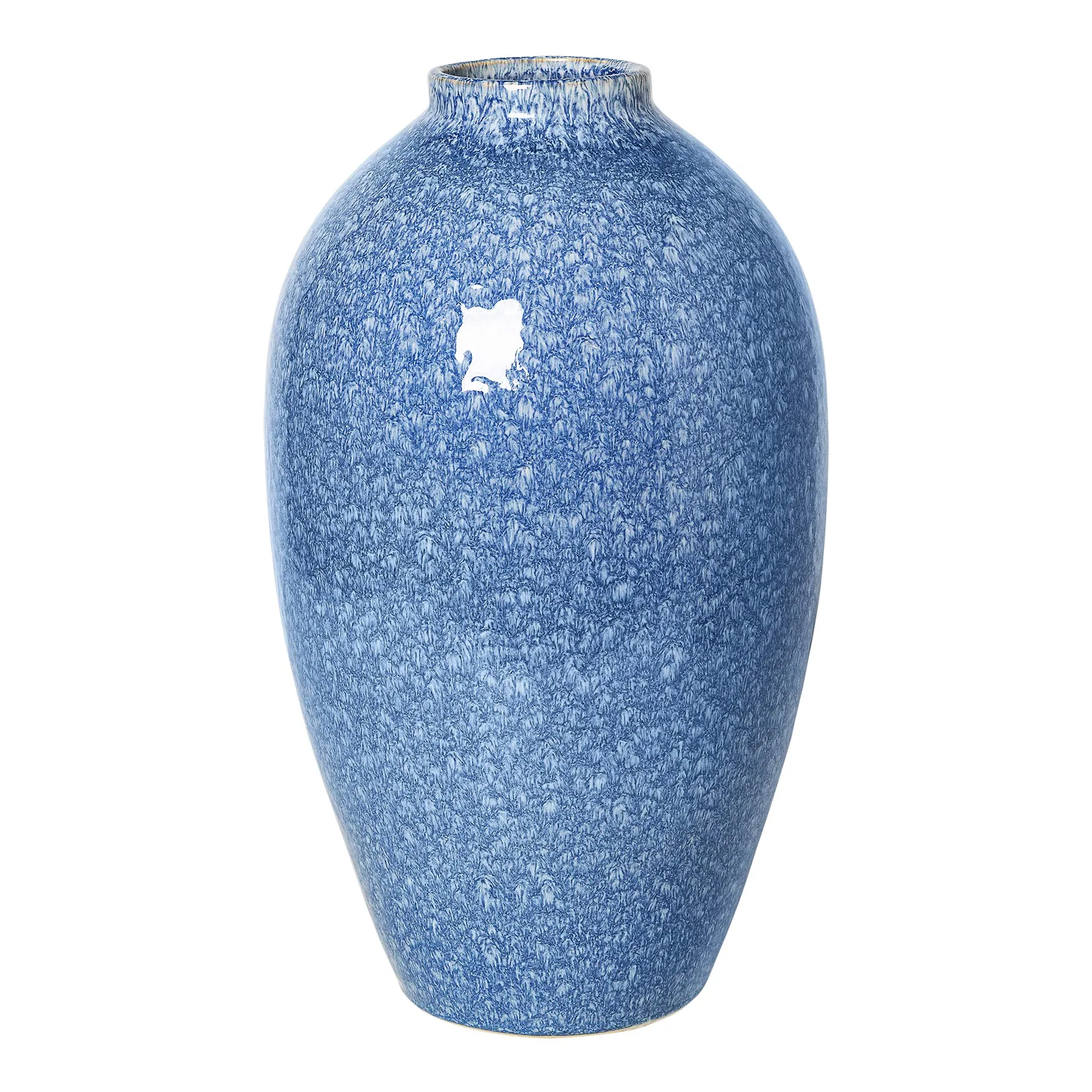 Vaso de cerâmica Ingrid 40 cm, insignia blue-white Broste Copenhagen