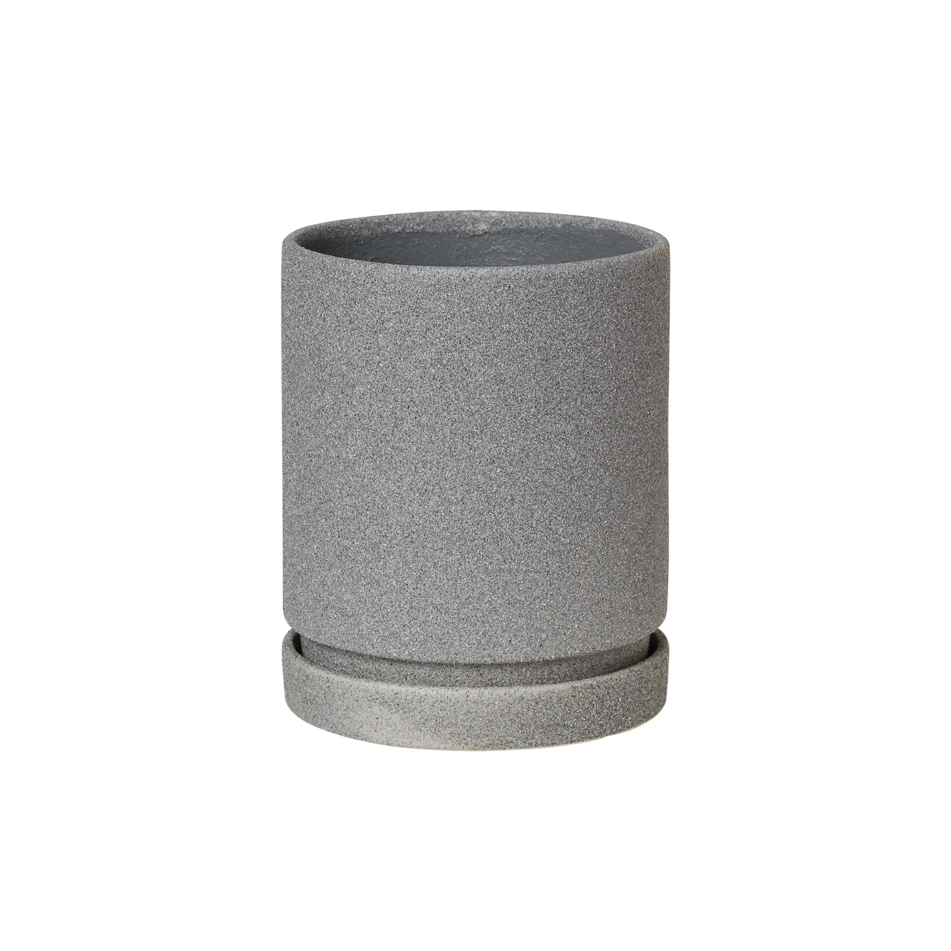 Vaso de flores com prato Polaris Ø14 cm, tradewinds blue Broste Copenhagen