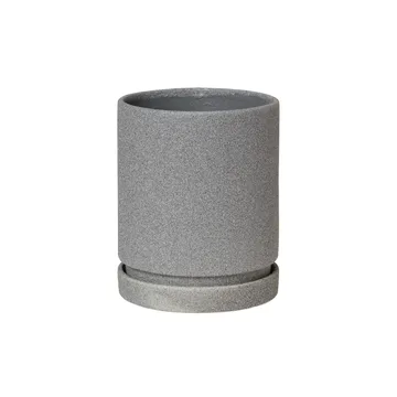 Vaso de flores com prato Polaris Ø14 cm - tradewinds blue - Broste Copenhagen