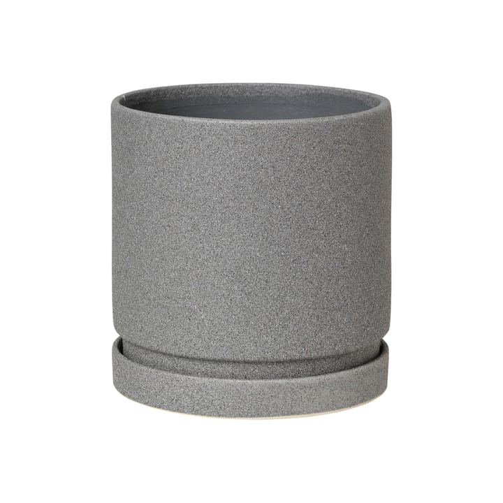 Vaso de flores com prato Polaris Ø20 cm, tradewinds blue Broste Copenhagen