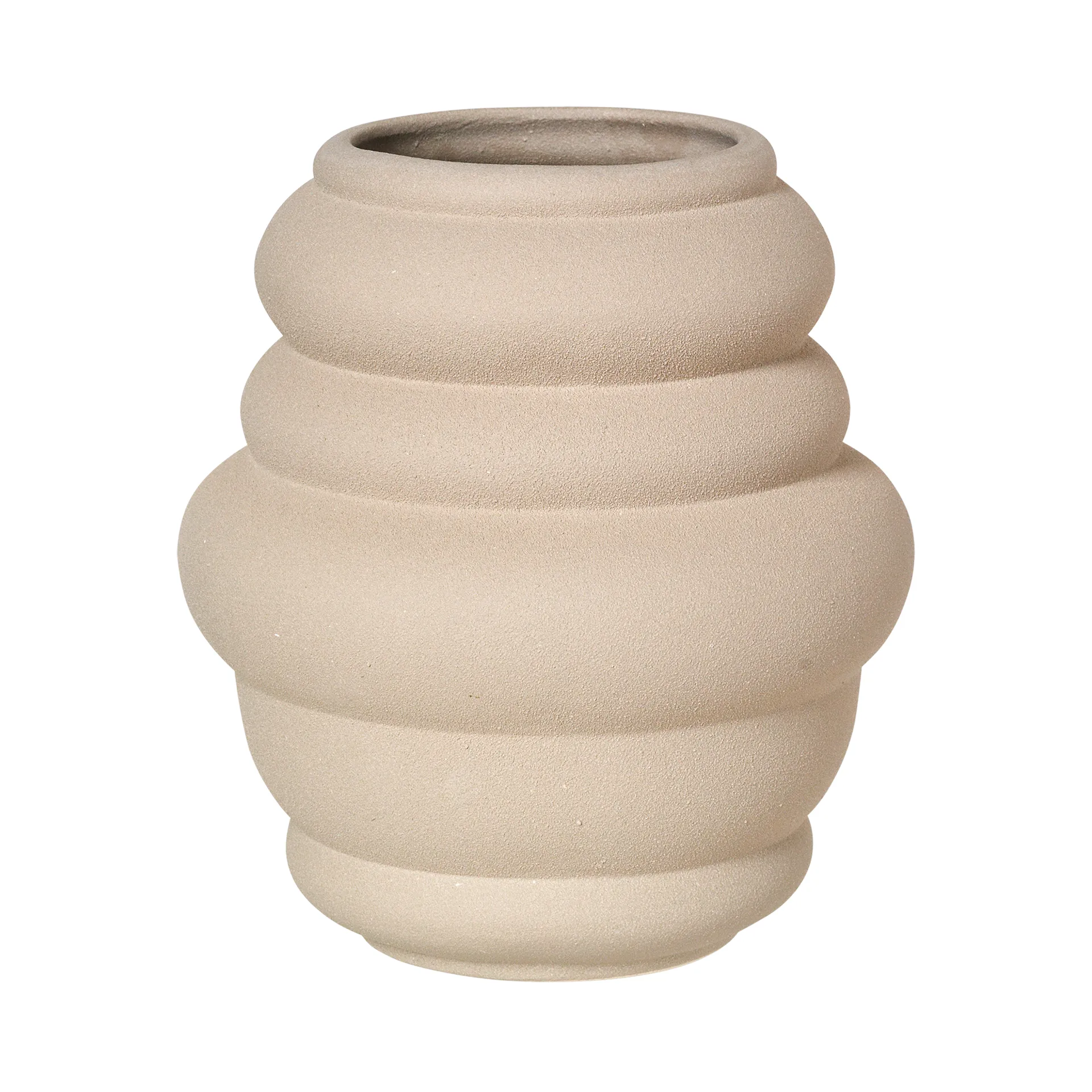 Vaso de flores Ursula Ø17,6 cm, simply taupe Broste Copenhagen