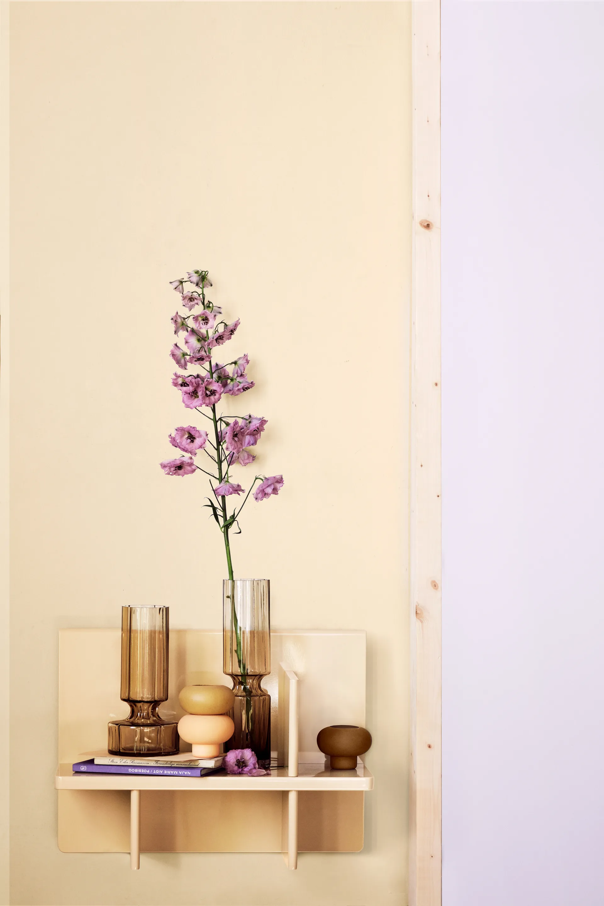 Vaso de vidro Hyacint 31,7 cm, Indian tan Broste Copenhagen