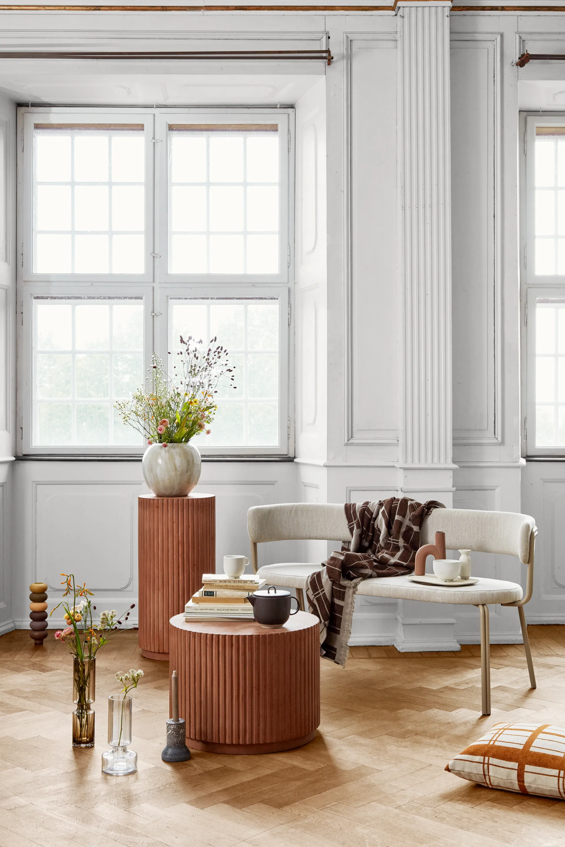 Vaso de vidro Hyacint 31,7 cm, Indian tan Broste Copenhagen