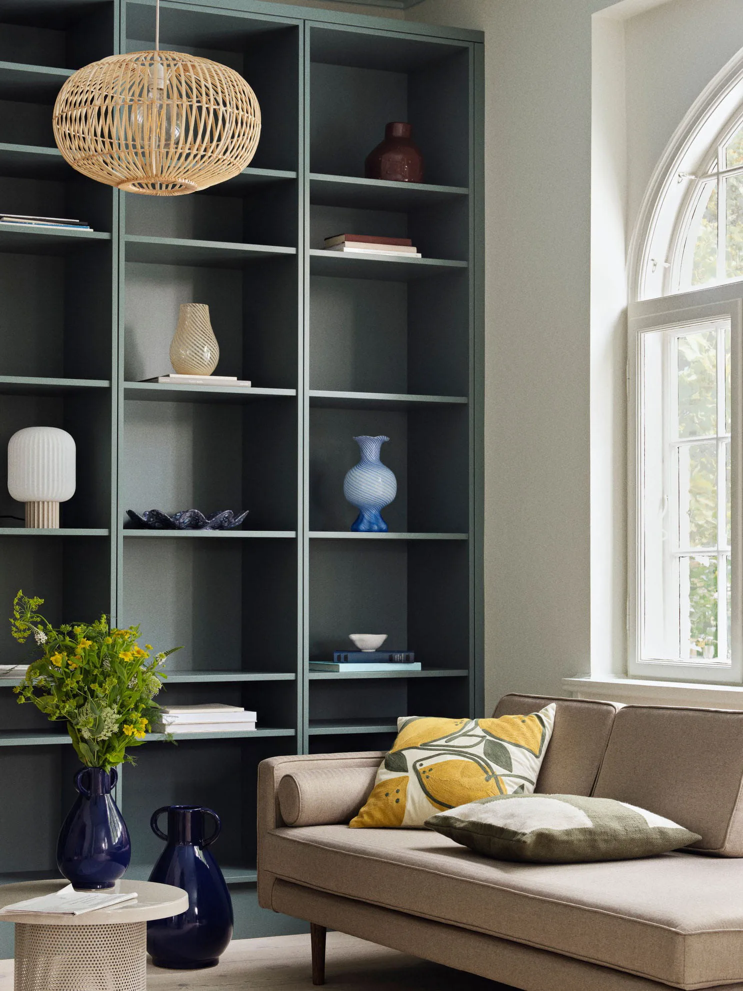 Vaso Simi 29 cm, Azul escuro cobalto Broste Copenhagen