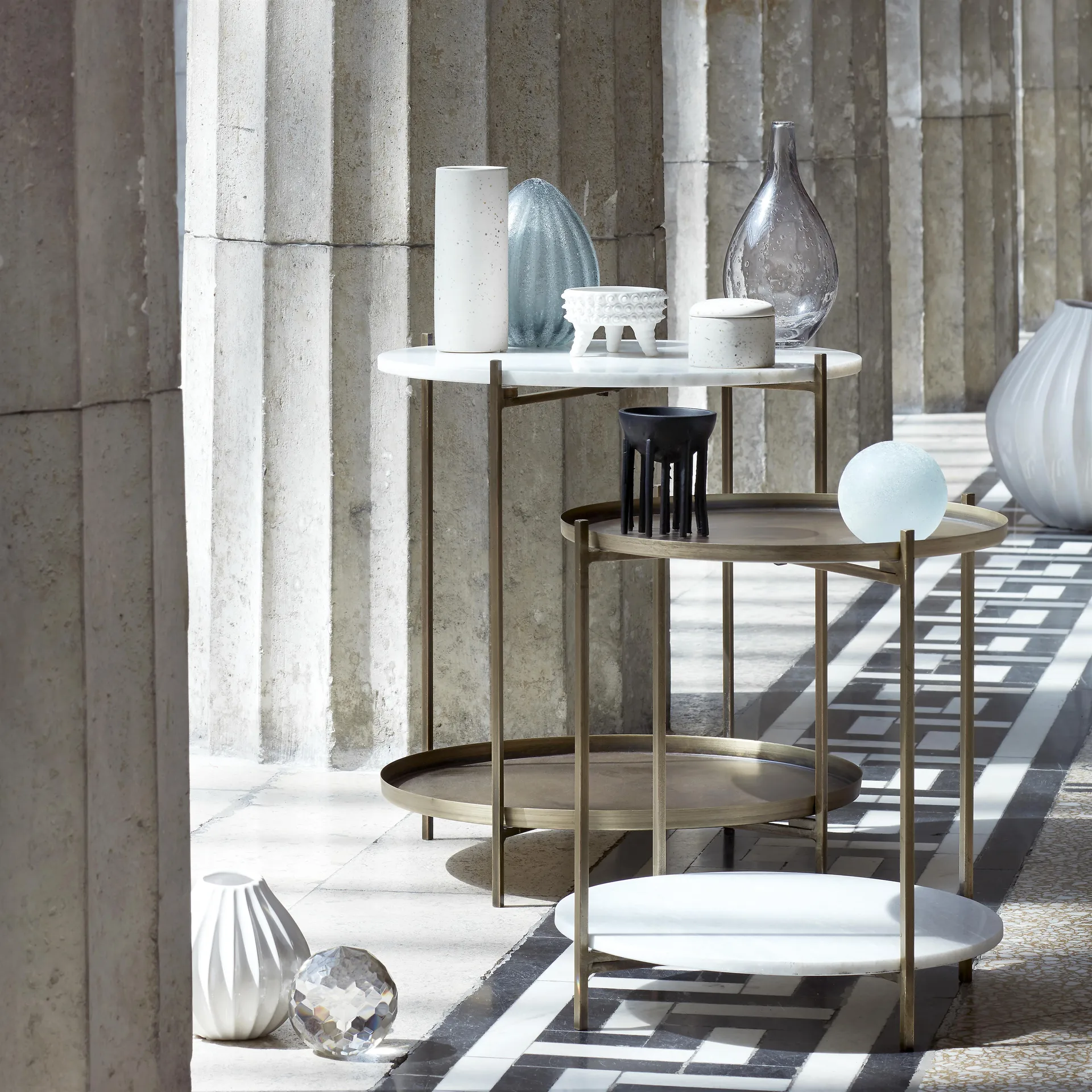 Vaso Wide marfim, 15 cm Broste Copenhagen