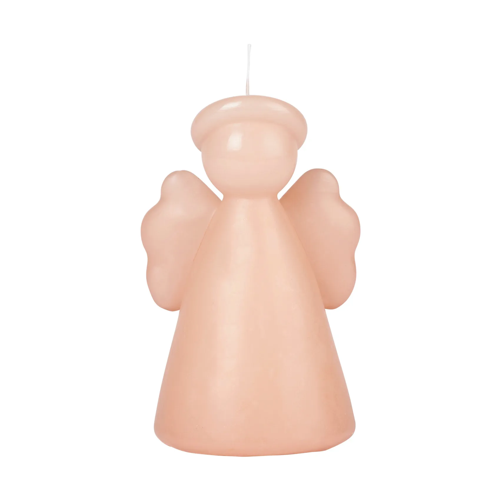 Vela Angel scultpure 14 cm, Dusty peach rose Broste Copenhagen