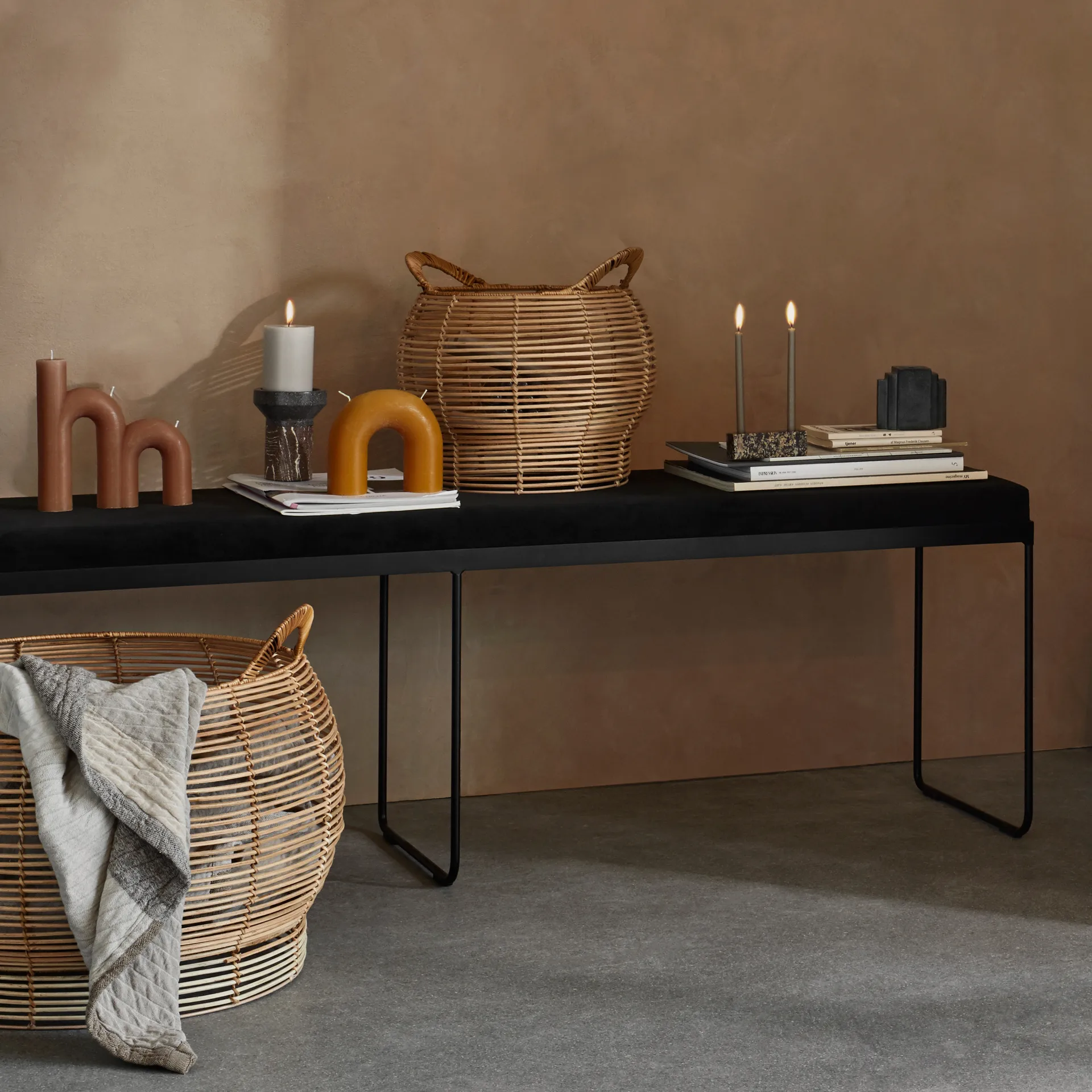 Vela Bend 14.5x16,5 cm, honey gold Broste Copenhagen