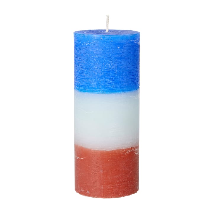 Vela em bloco Rainbow 17 cm, Blue lagoon Broste Copenhagen