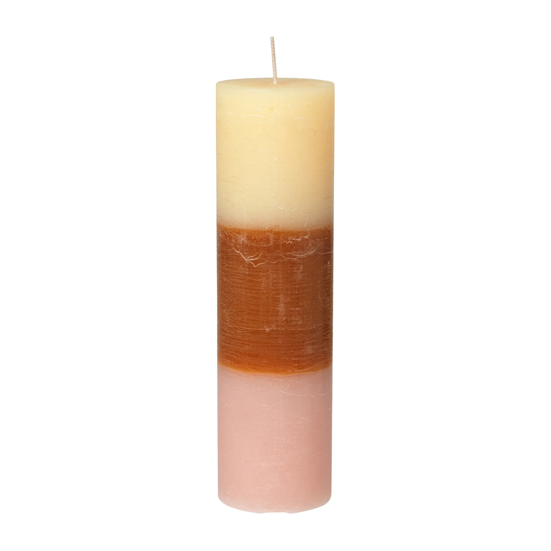 Vela em bloco Rainbow 25 cm, Tequila sunrise Broste Copenhagen