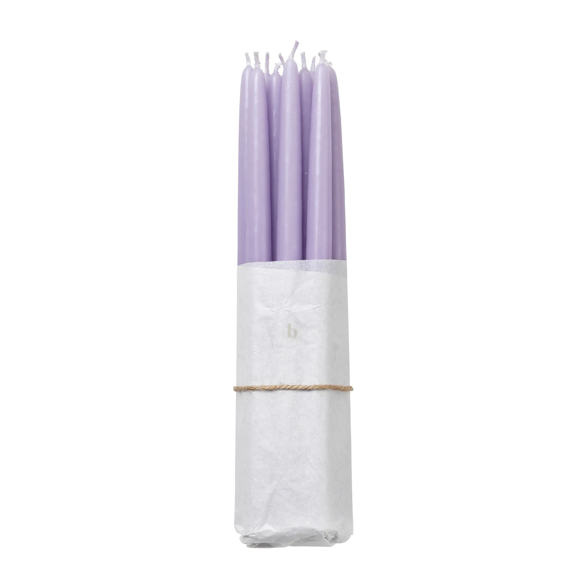 Velas antiquadas banhadas Broste Copenhagen, 10 un., Orchid light purple Broste Copenhagen