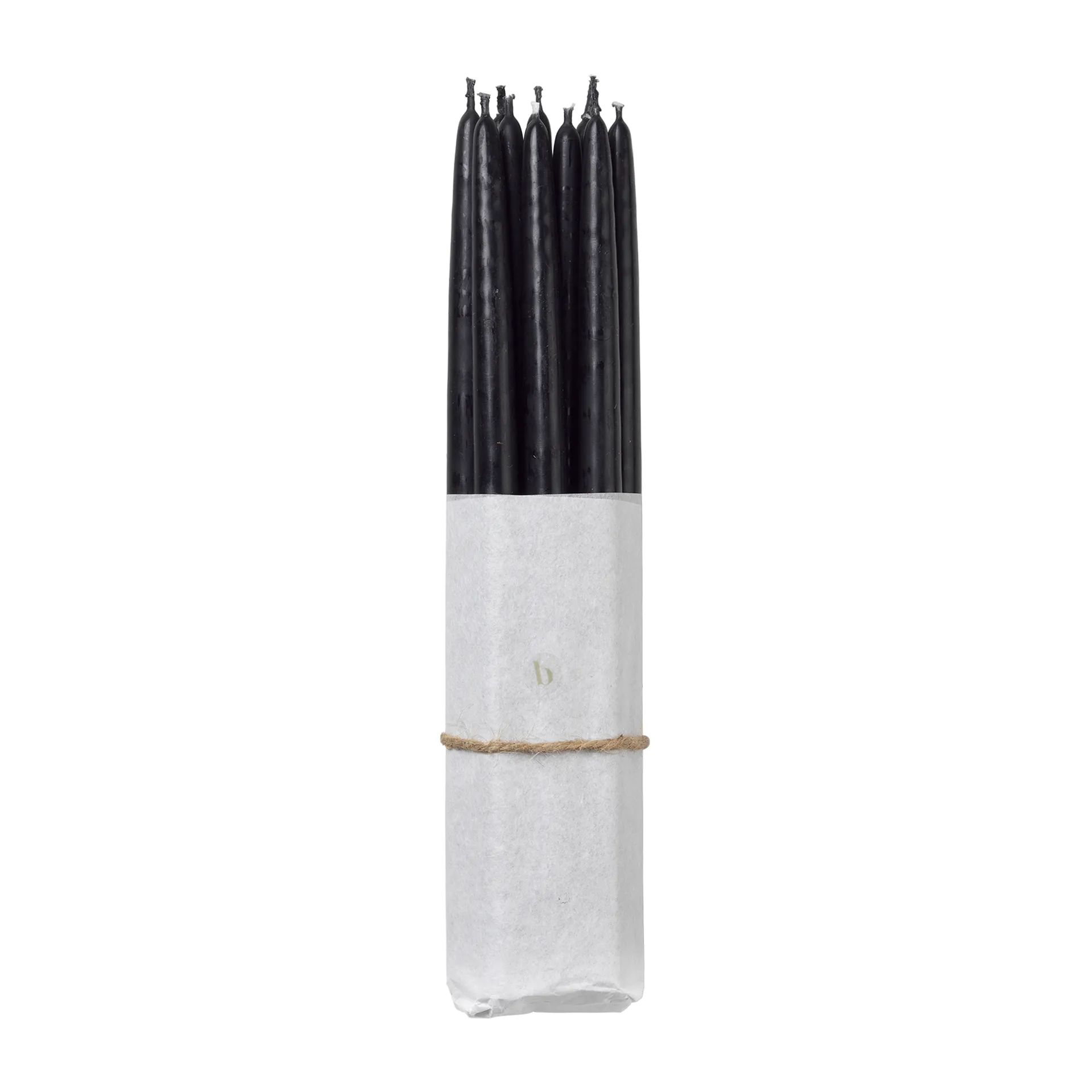 Velas antiquadas banhadas Broste Copenhagen, 10 un., Simply black Broste Copenhagen