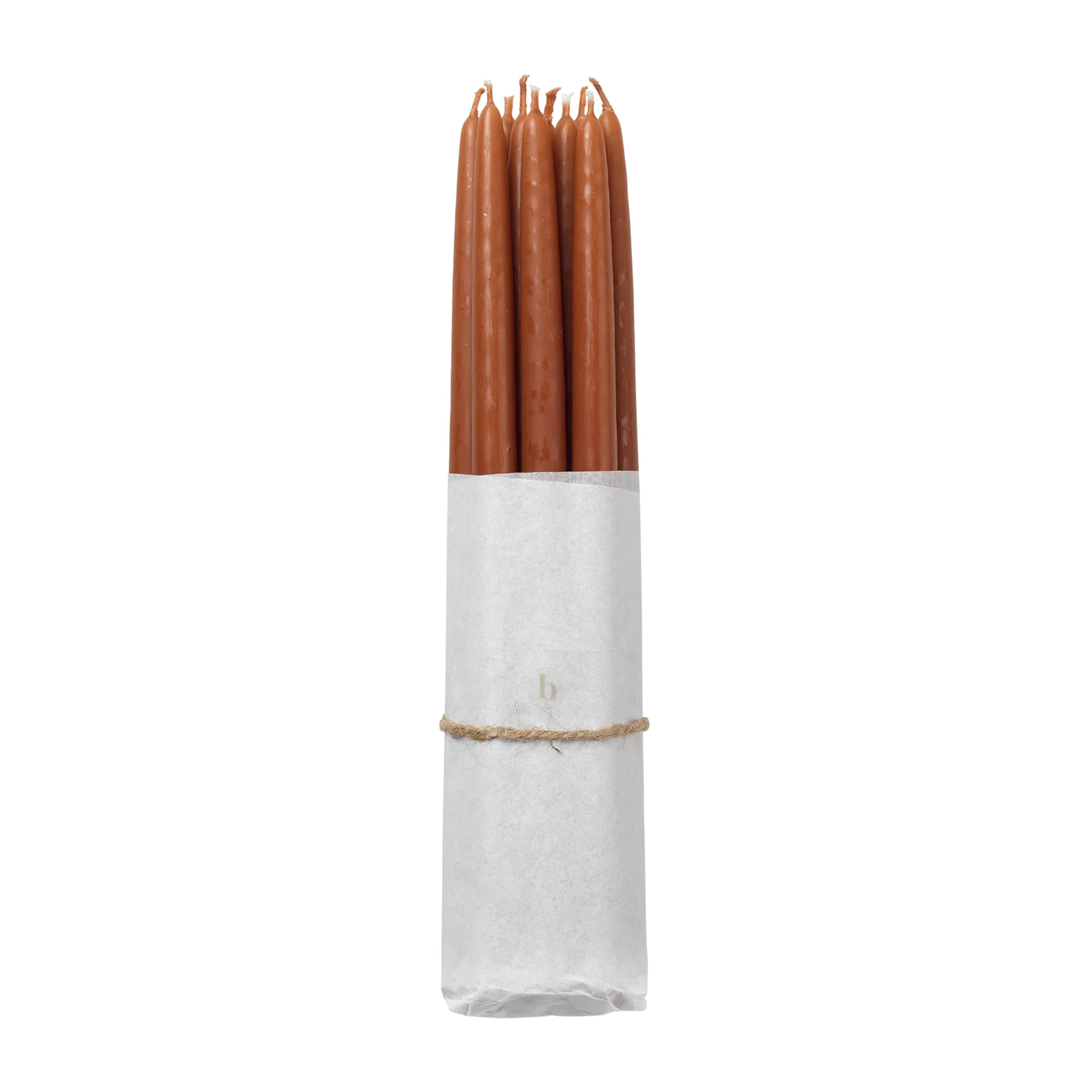 Velas antiquadas banhadas Broste Copenhagen, 10 un., Terracotta Broste Copenhagen