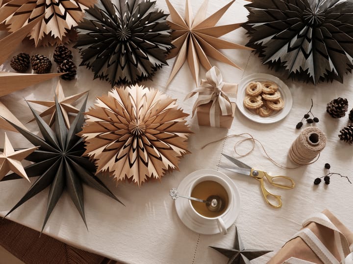 Venja estrela decorativa S Ø30 cm, Natural Broste Copenhagen