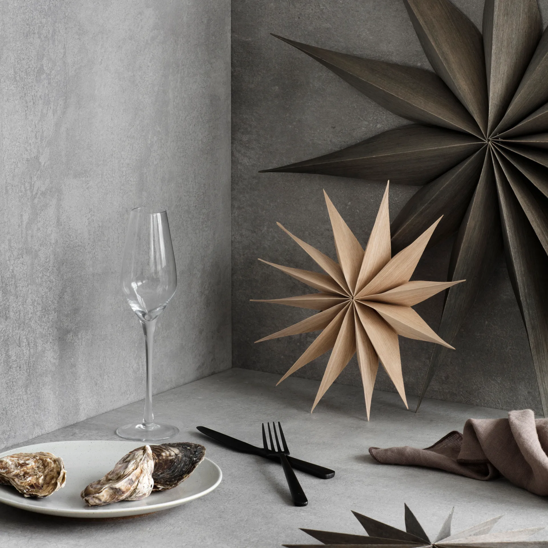 Venok estrela decoração de Natal Ø70 cm, Natural Broste Copenhagen