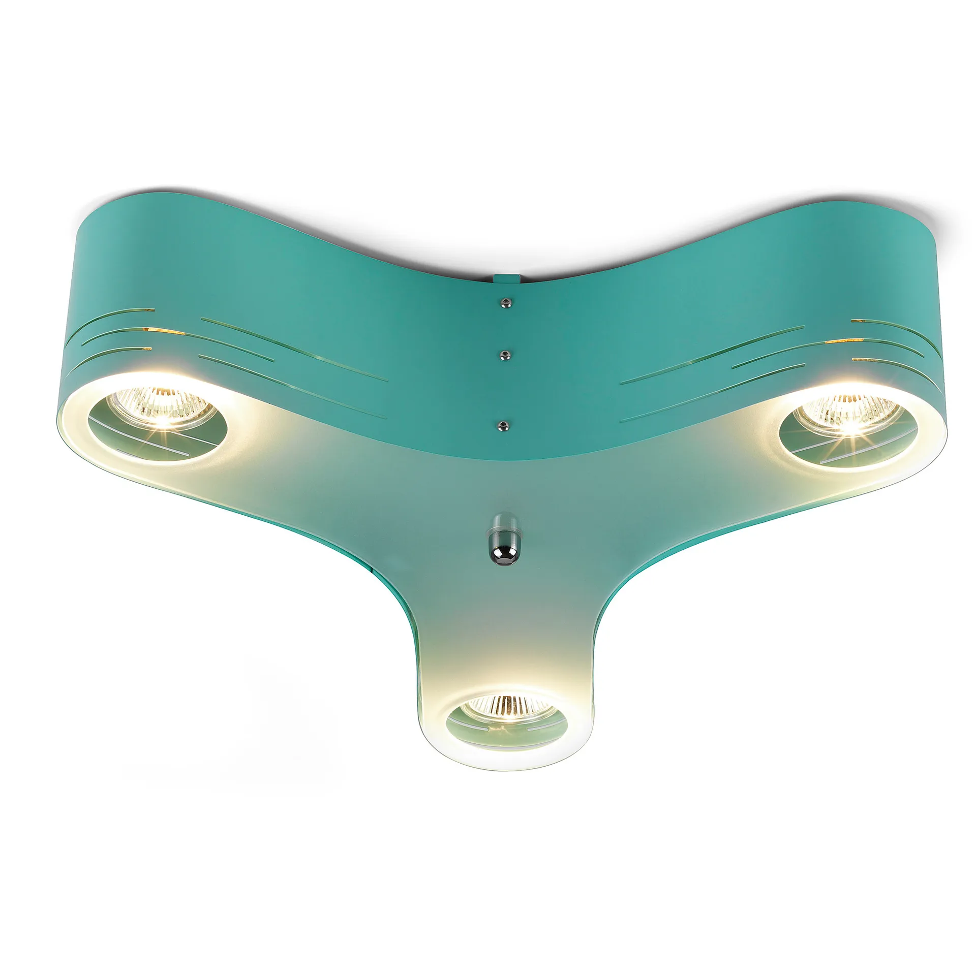 Candeeiro de teto Clover plafond 12, turquesa Bsweden