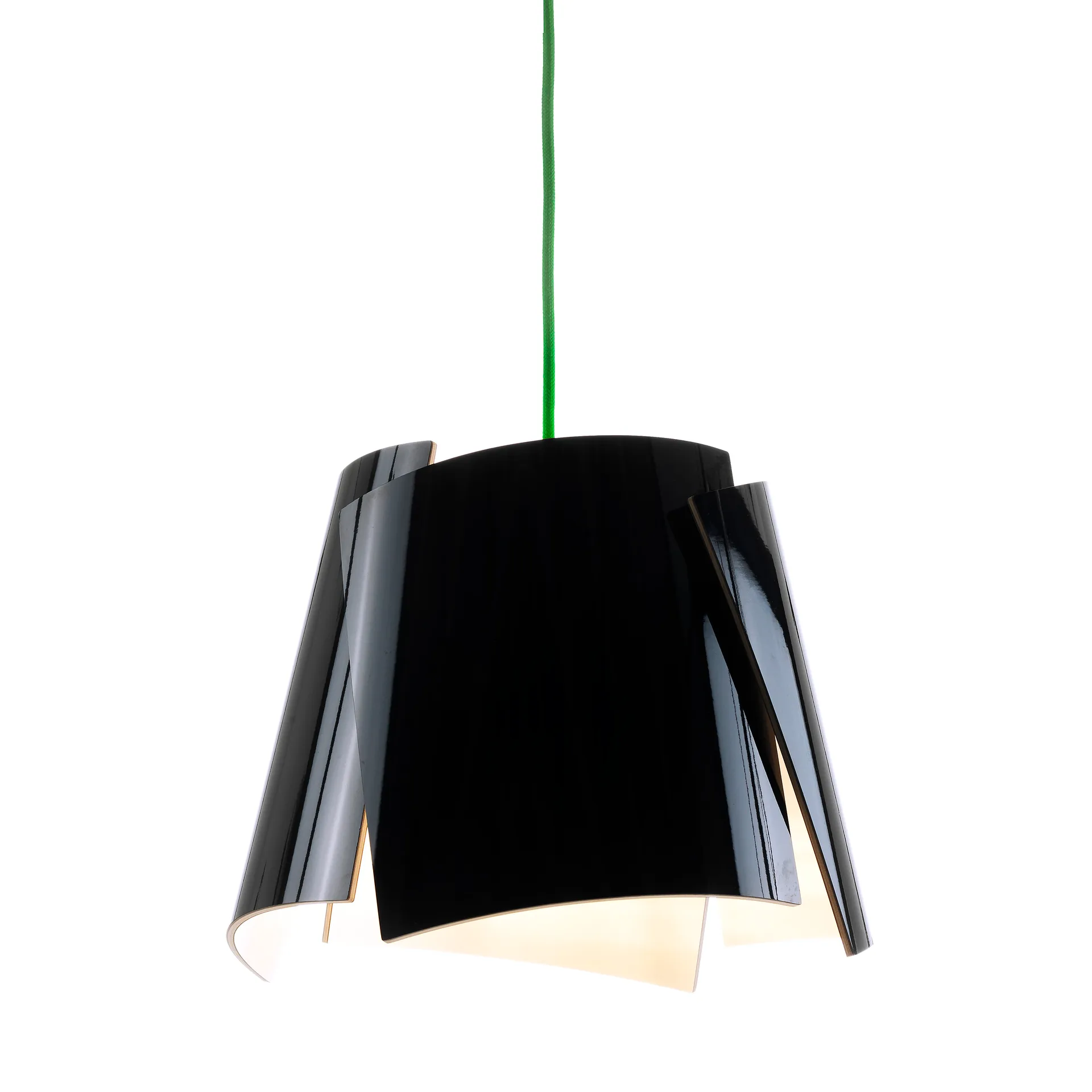 Candeeiro preto Leaf, preto-verde Bsweden