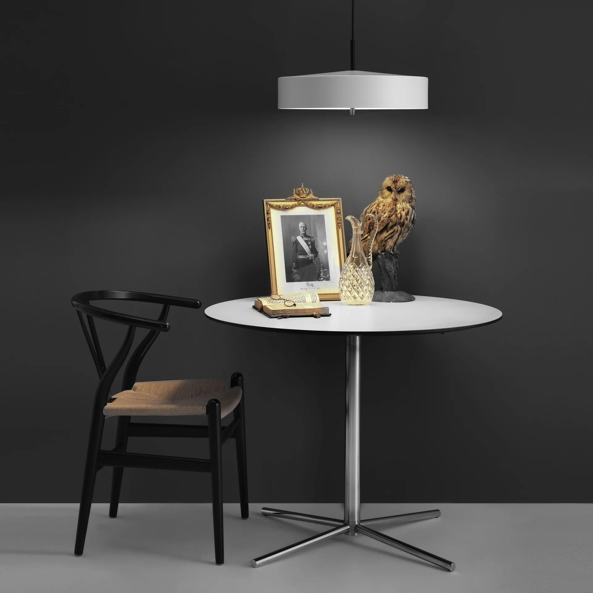 Candeeiro suspenso Cymbal, Branco 46 cm Bsweden