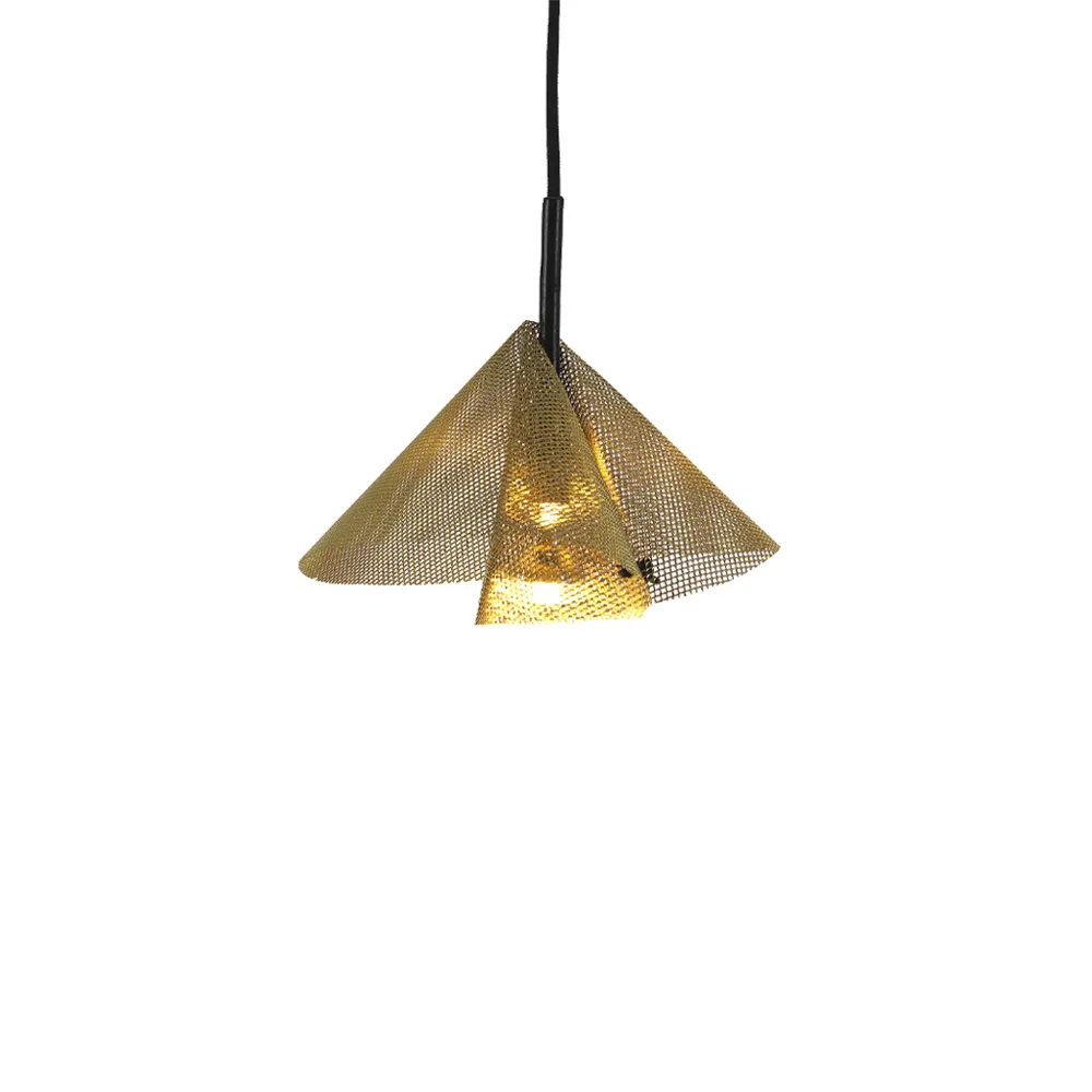Candeeiro suspenso Diffus, Dourado, Ø30x20 cm Bsweden