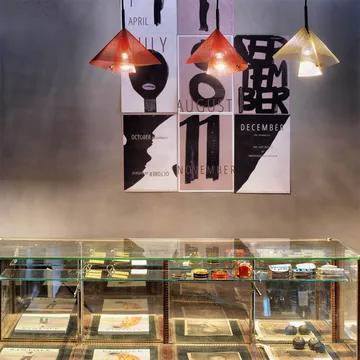 Candeeiro suspenso Diffus - Laranja, Ø45x32 cm - Bsweden