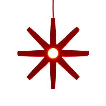 Estrela do Advento Fling 78 - vermelho, cabo vermelho - Bsweden