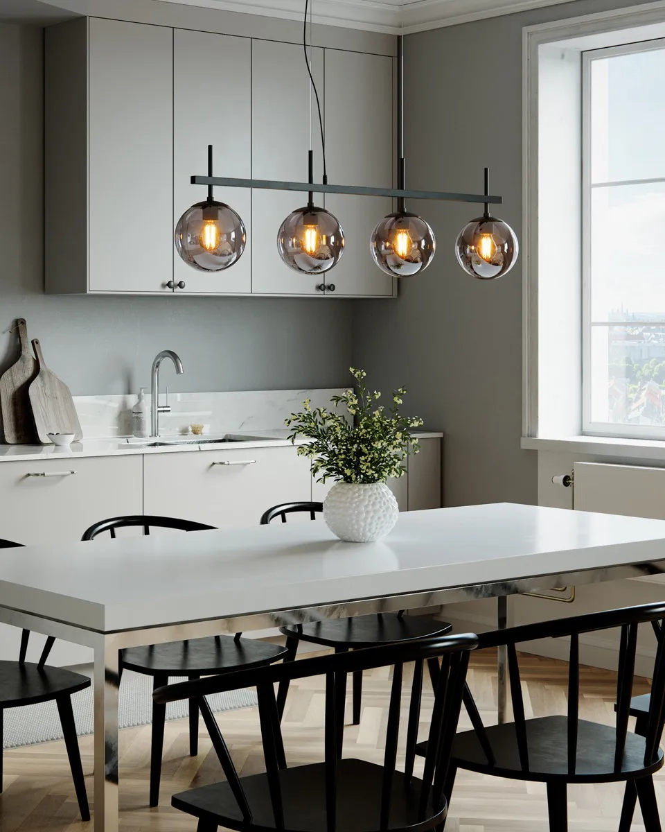 Boyle candeeiro de teto, Cinza defumado By Rydéns