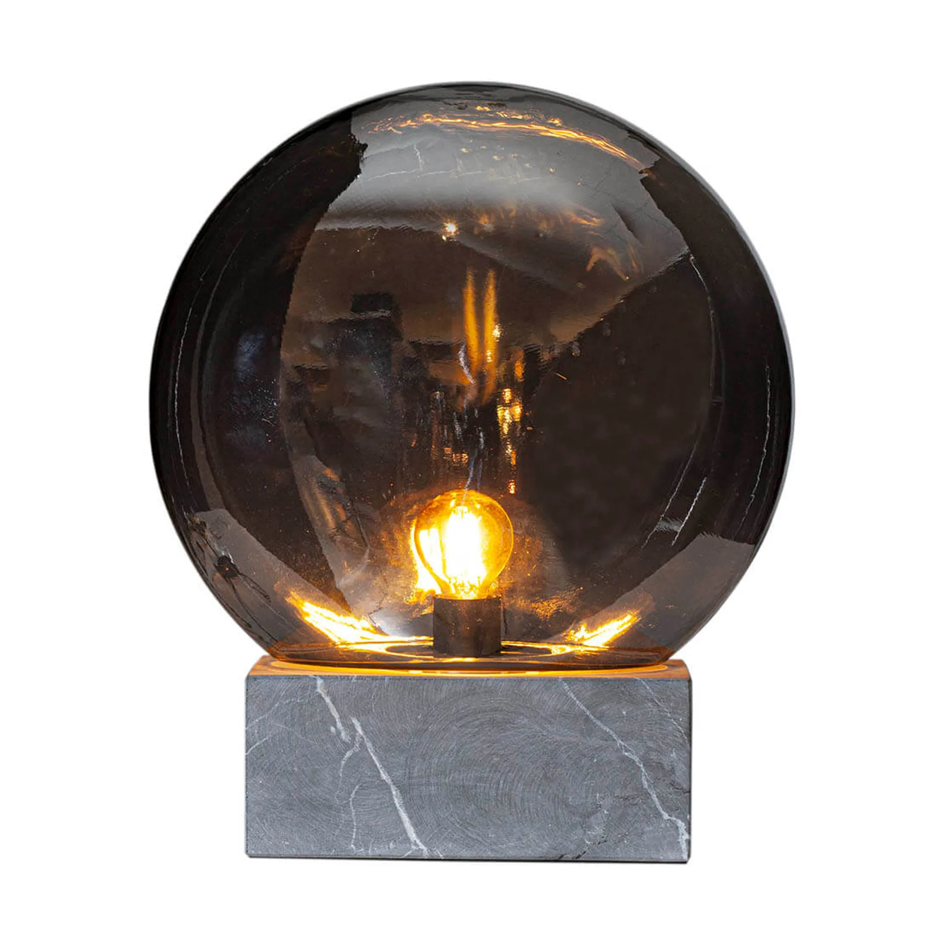 Candeeiro de mesa Glori Ø30 cm, Rökgrå By Rydéns