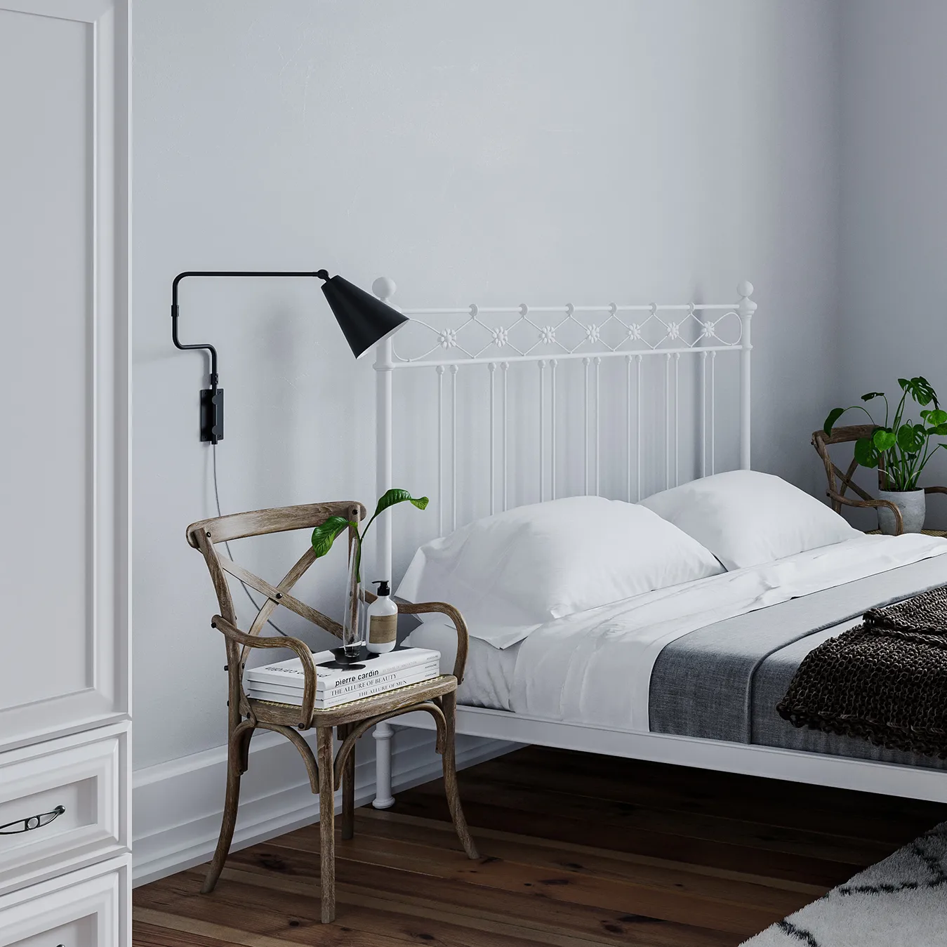 Candeeiro de parede 1 Yukon, preto mate By Rydéns