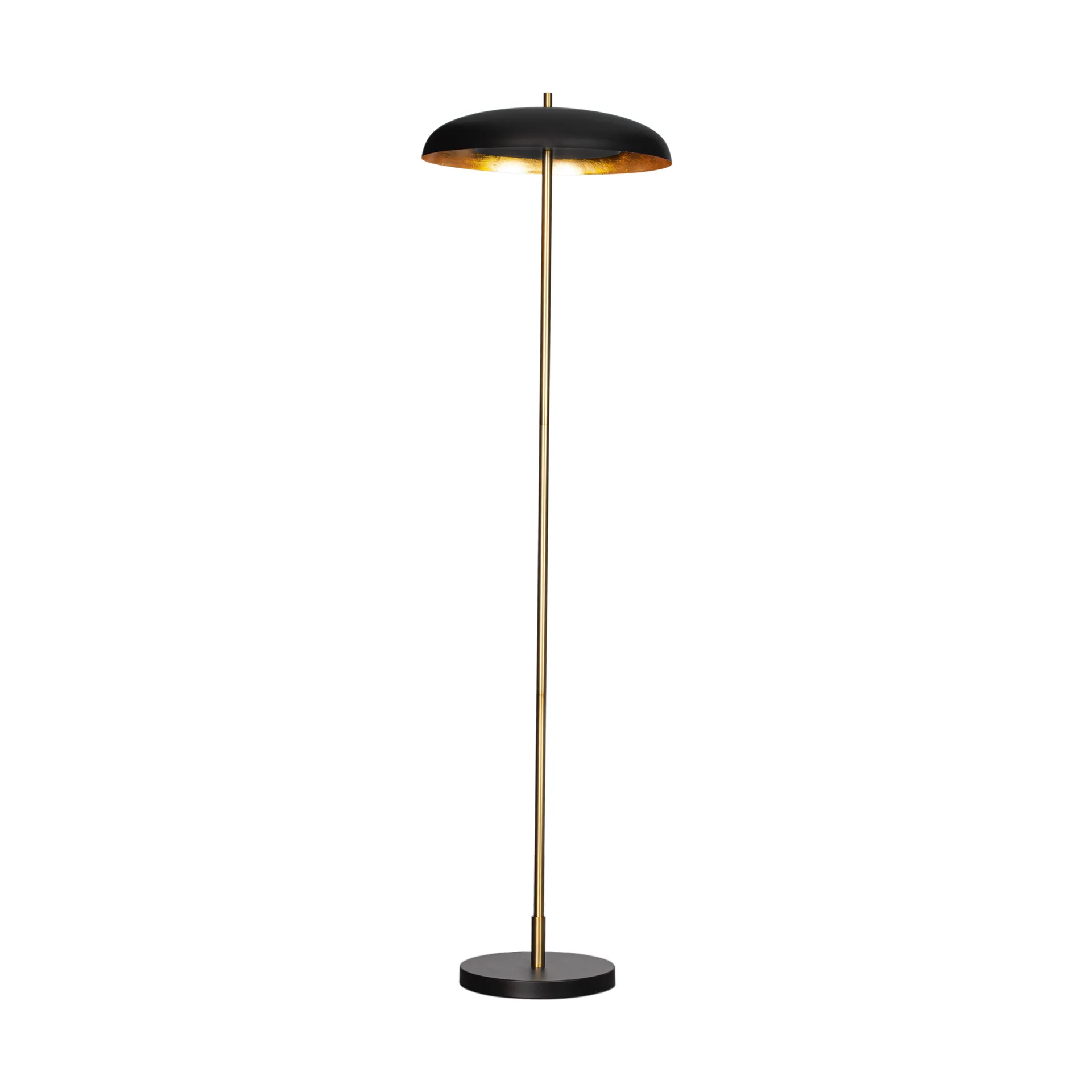 Candeeiro de pé Shelby 160 cm, Preto-dourado By Rydéns