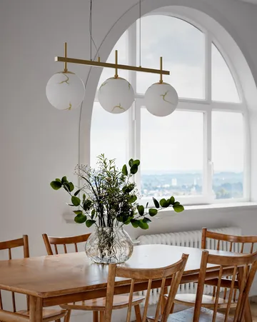 Candeeiro de teto Bellagio 3-lite - Latão-branco - By Rydéns