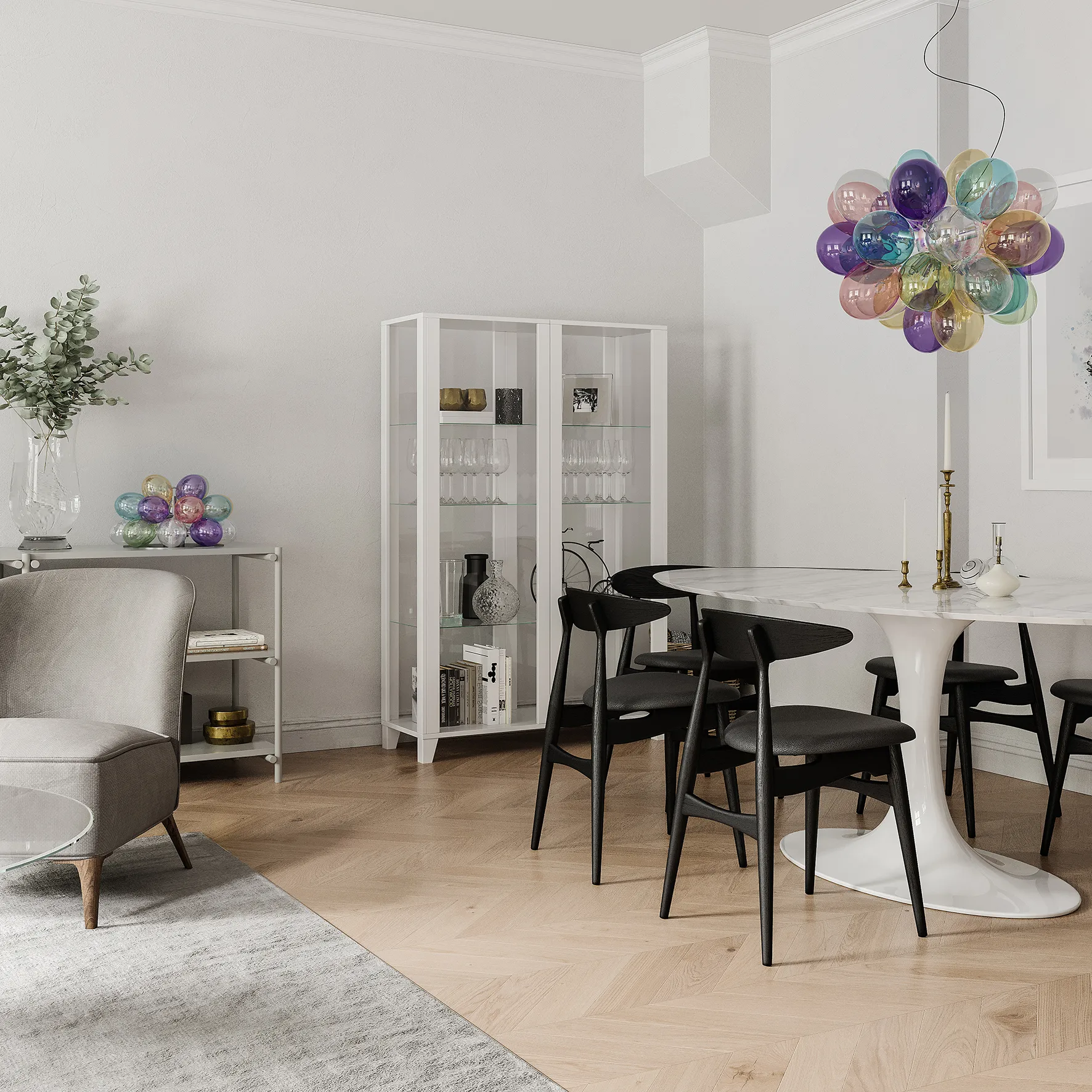 Candeeiro de teto grande Gross, Multi By Rydéns