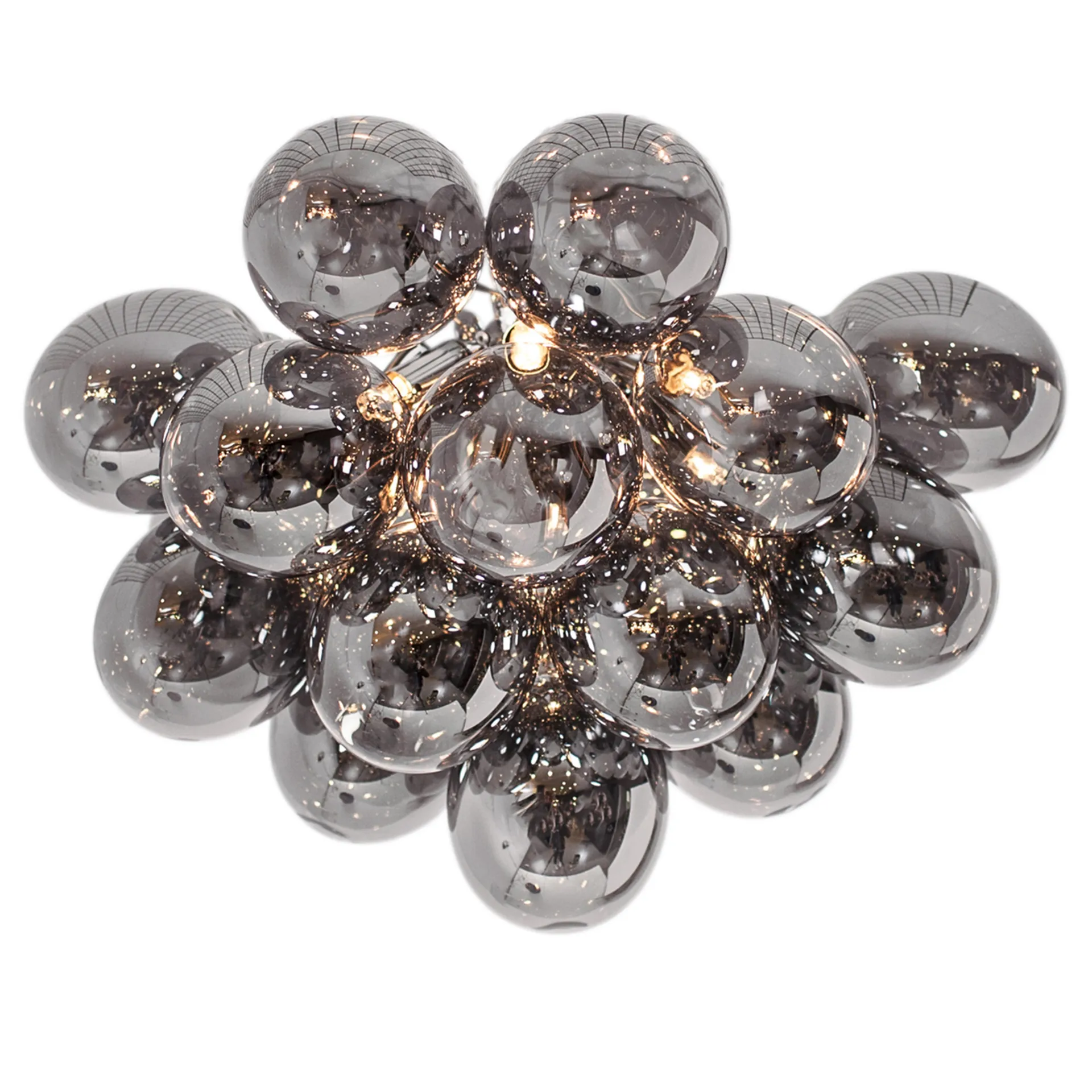 Candeeiro de teto Gross Ø 50 cm, cinza smoke By Rydéns