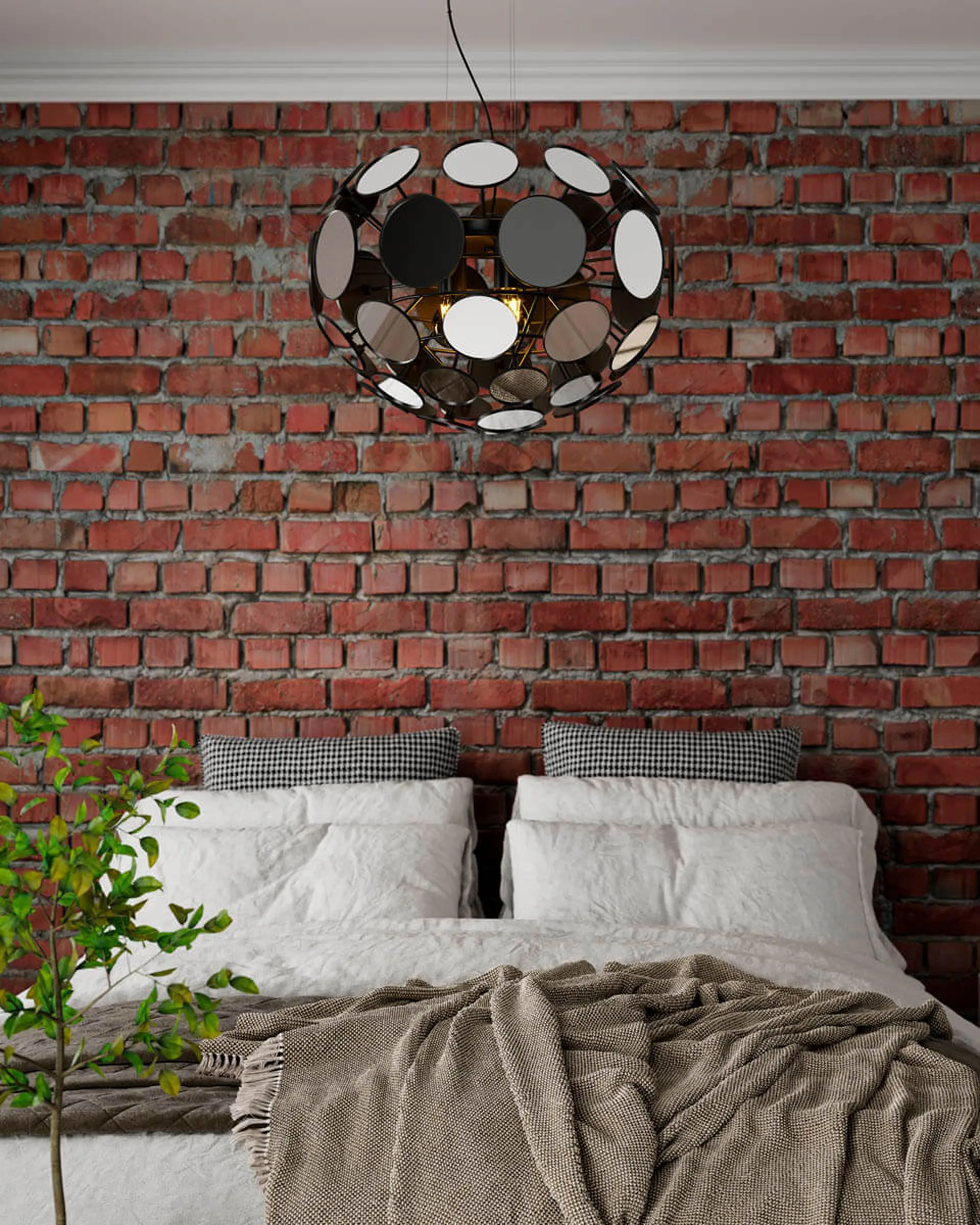 Candeeiro de teto Vanita Ø50 cm, Espelho By Rydéns