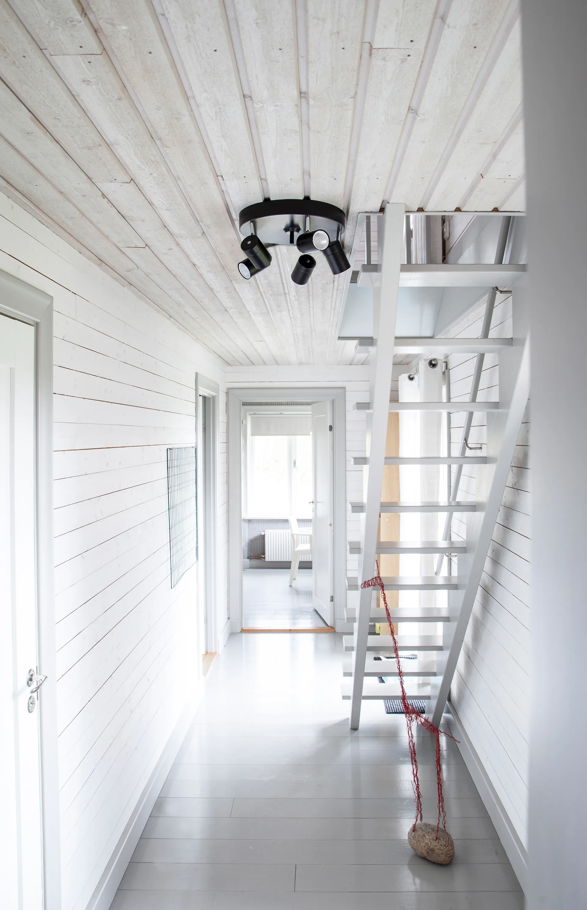 Candeeiro focos de teto Correct 5, Preto By Rydéns