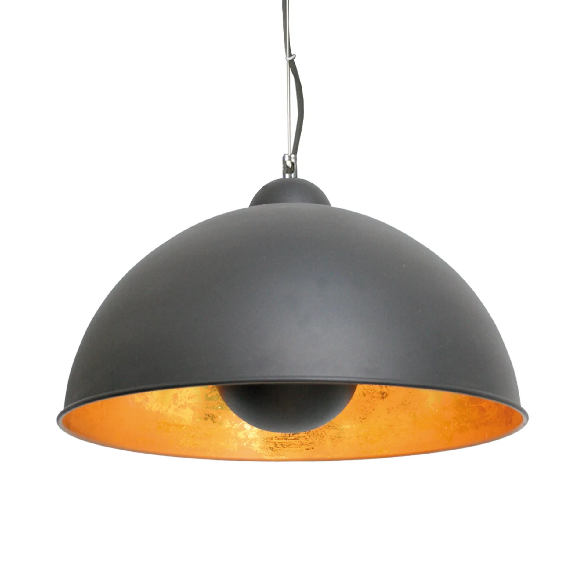 Candeeiro suspenso Captain, preto-dourado By Rydéns